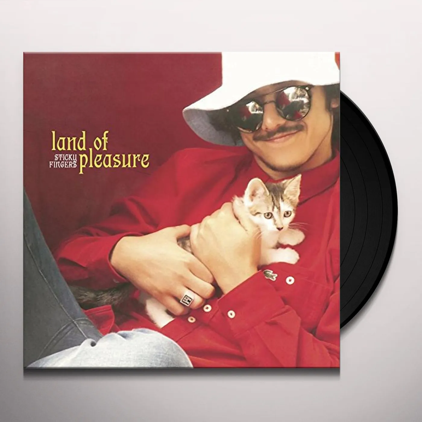 Sticky Fingers LAND OF PLEASURE/CARESS YOUR SOUL (GATEFOLD) Vinyl Record