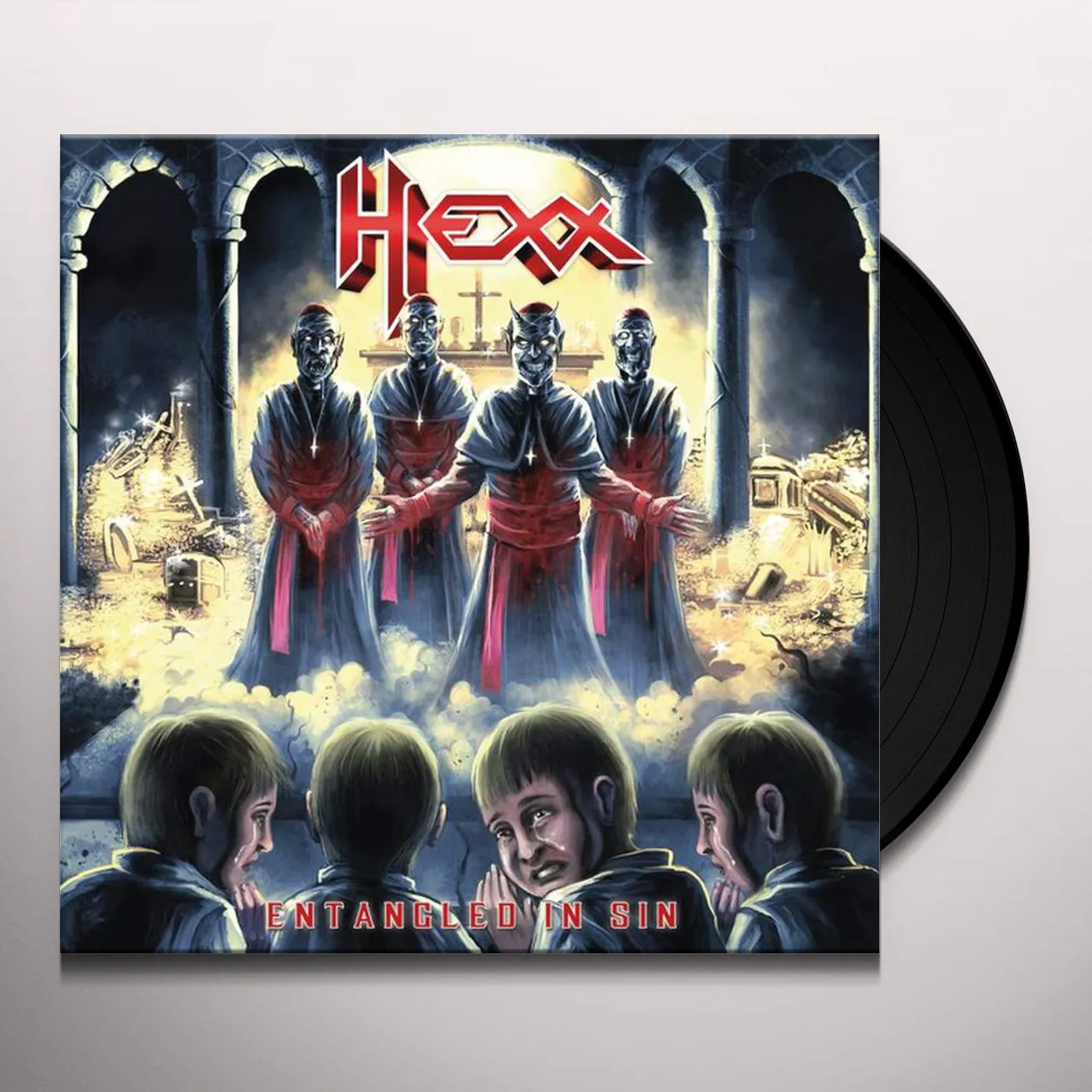 Hexx ENTANGLED IN SIN (IMPORT) Vinyl Record