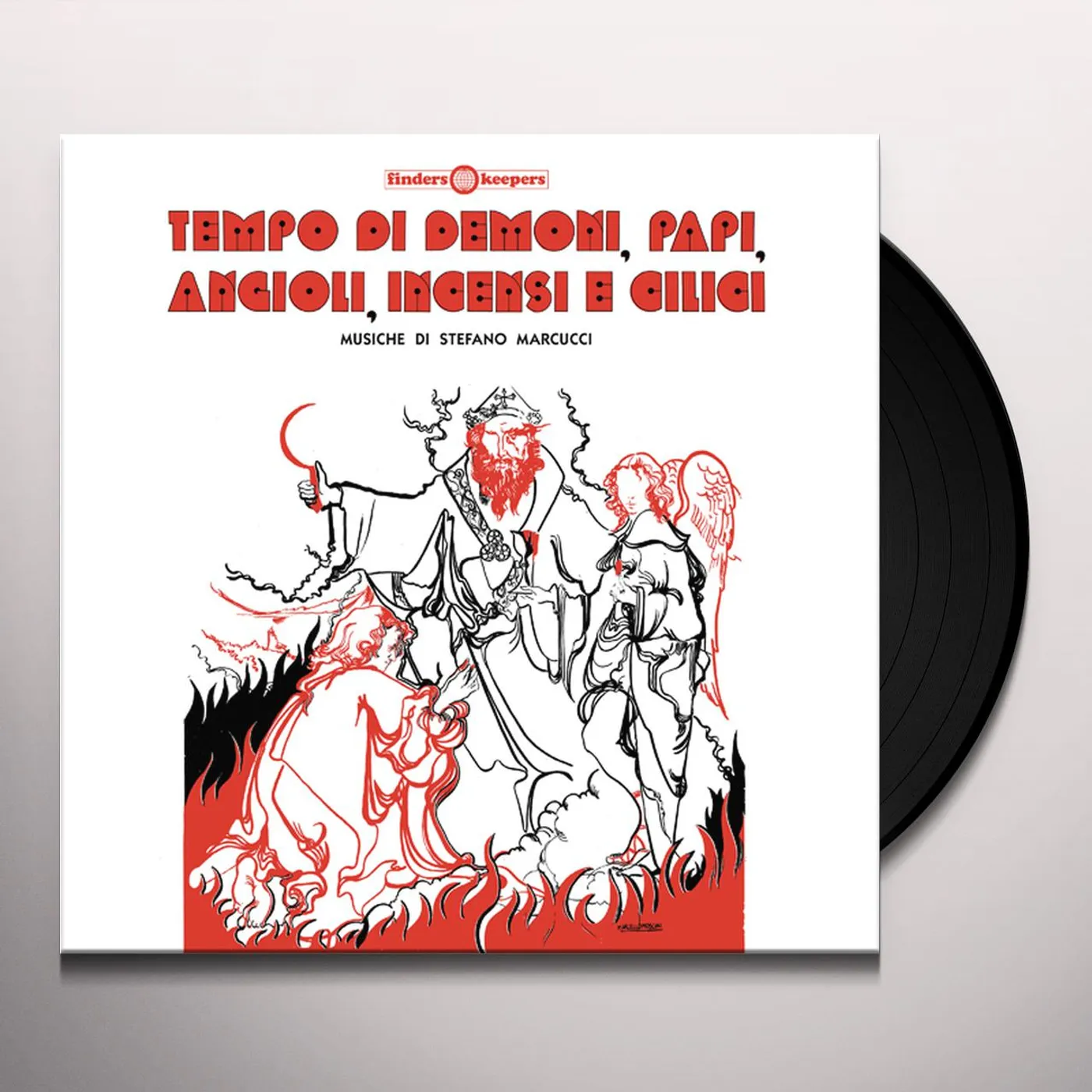 Stefano Marcucci TEMPO DI DEMONO PAPI ANGIOLI INCENSI - Original Soundtrack Vinyl Record