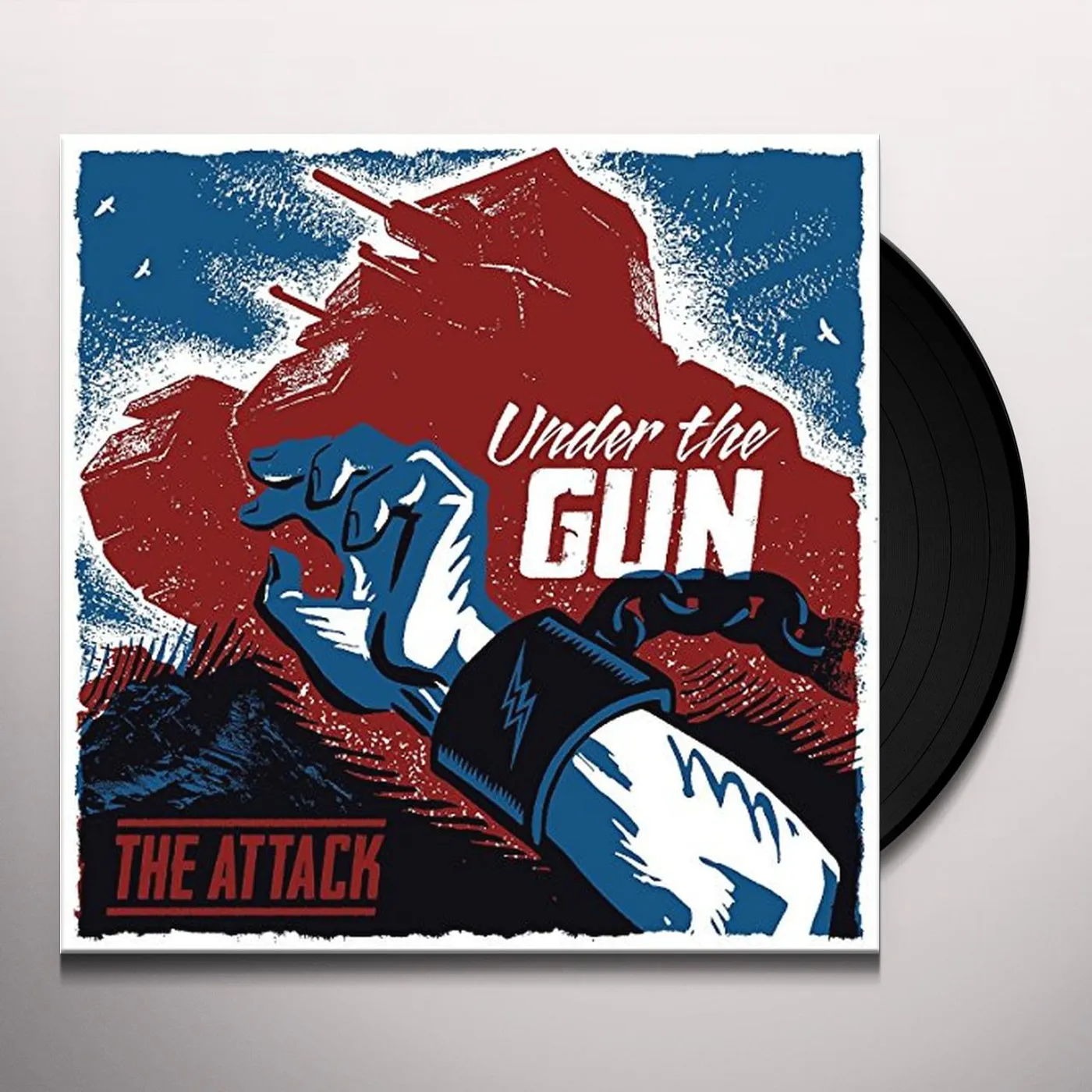 The Attack UNDER THE GUN Vinyl Record