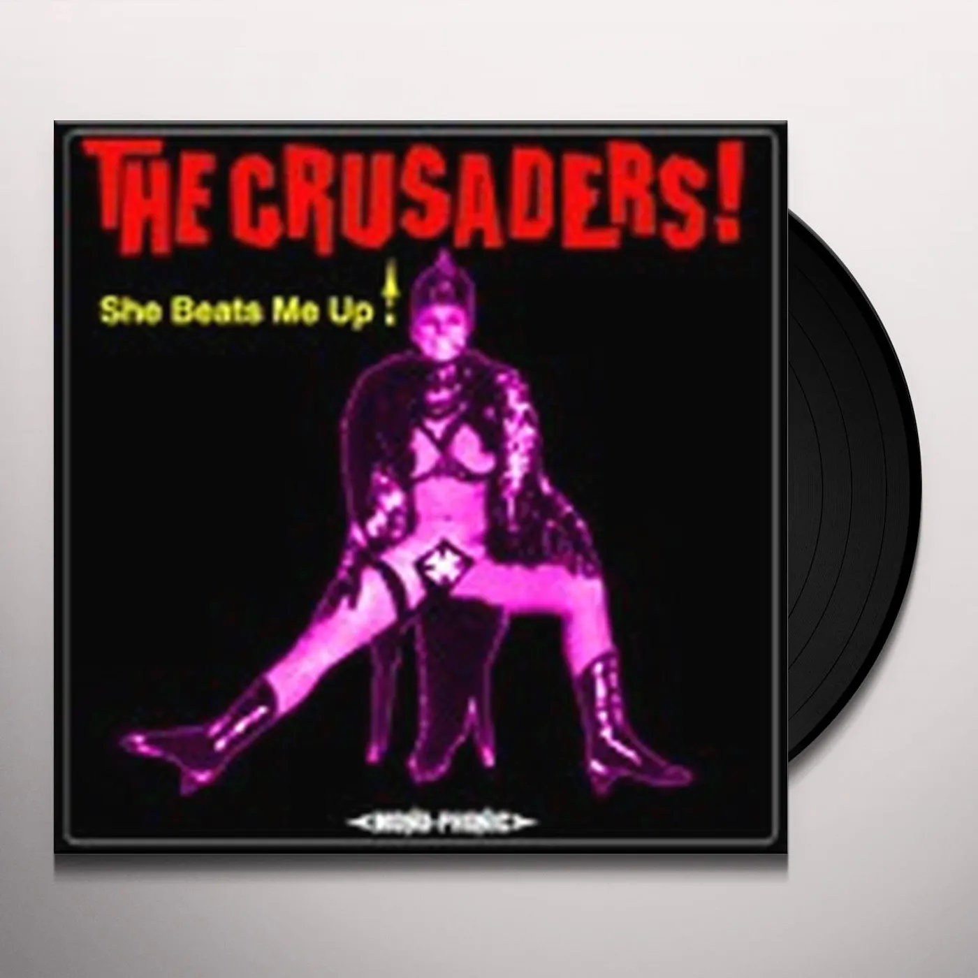 Crusaders SHE BEATS ME UP Vinyl Record
