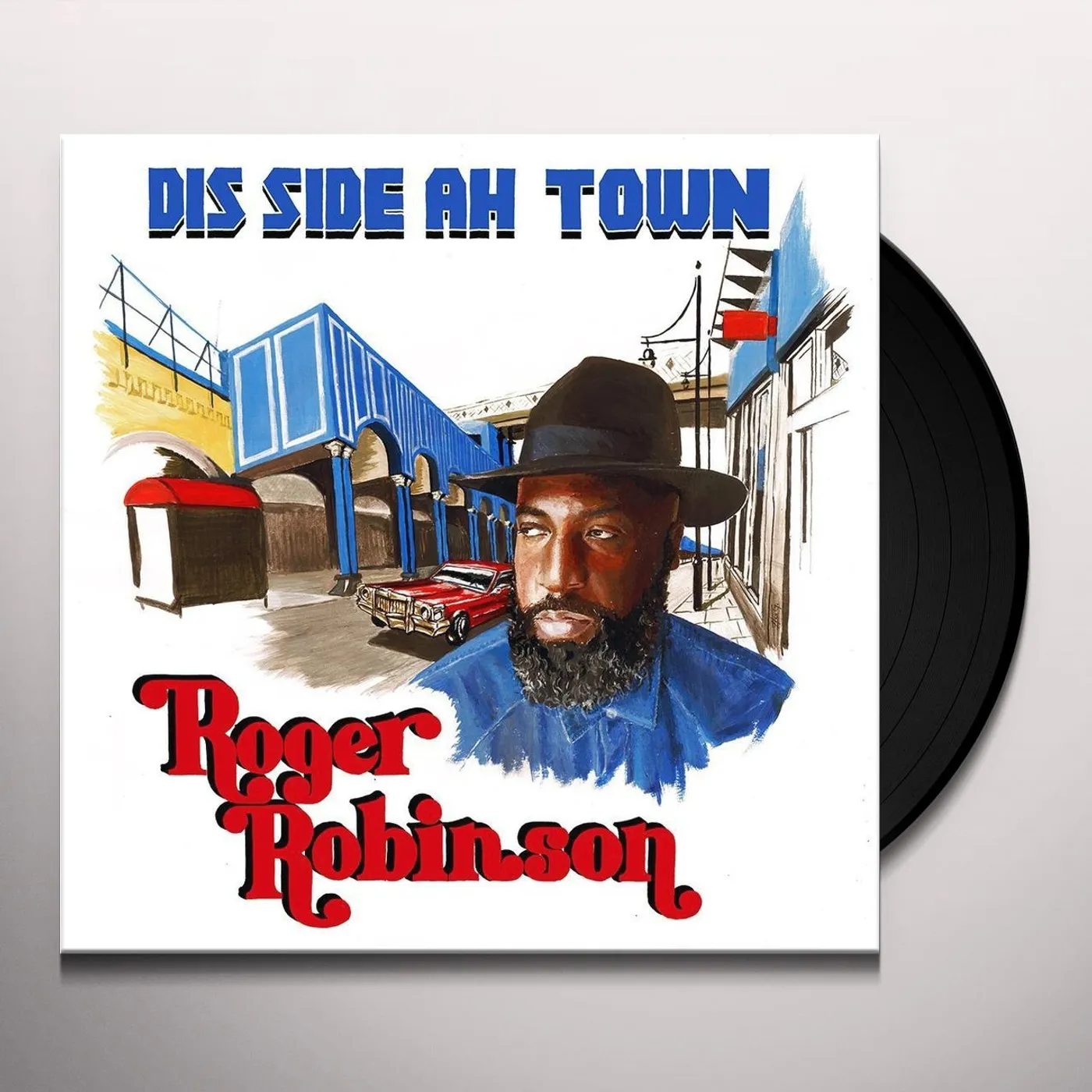 Roger Robinson Dis Side Ah Town Vinyl Record