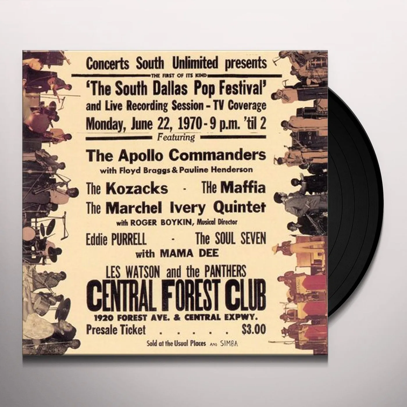 SOUTH DALLAS POP FESTIVAL Vinyl Record