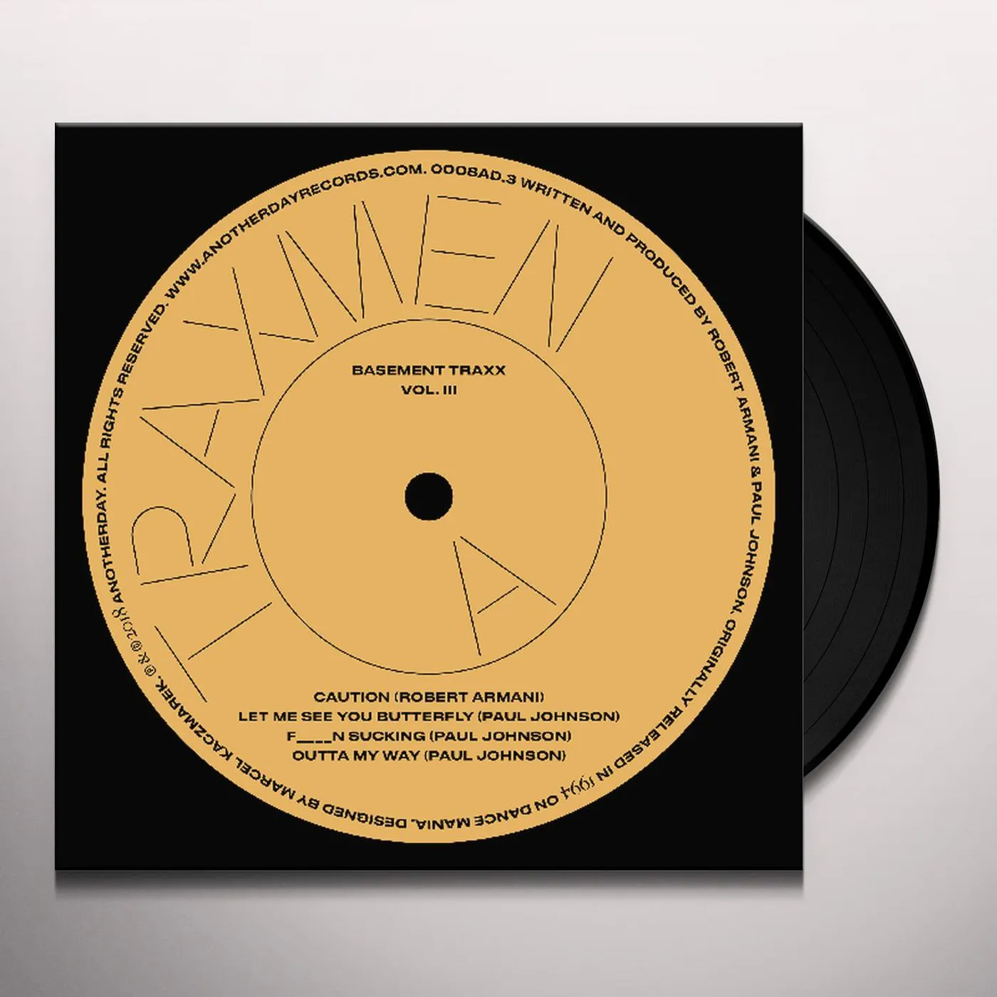Traxmen BASEMENT TRAXX III Vinyl Record