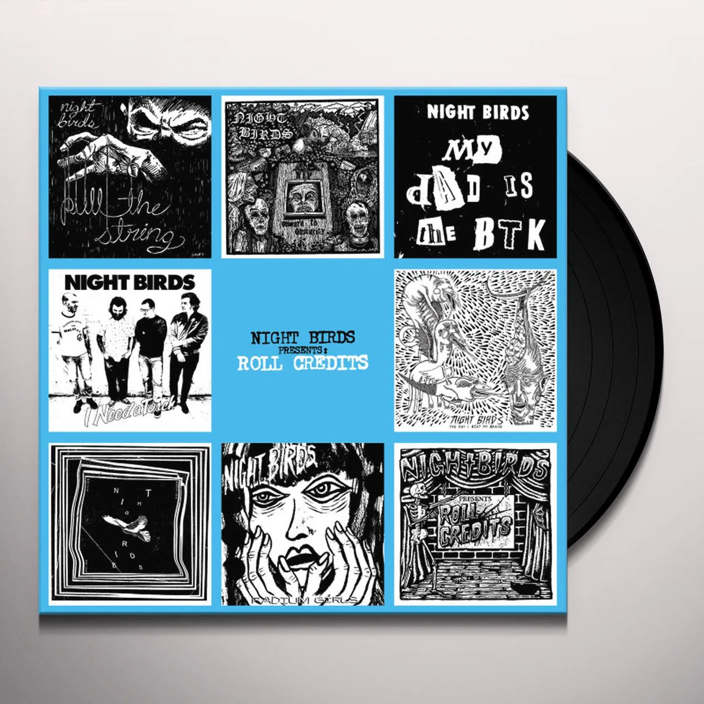 Night Birds ROLL CREDIT Vinyl Record