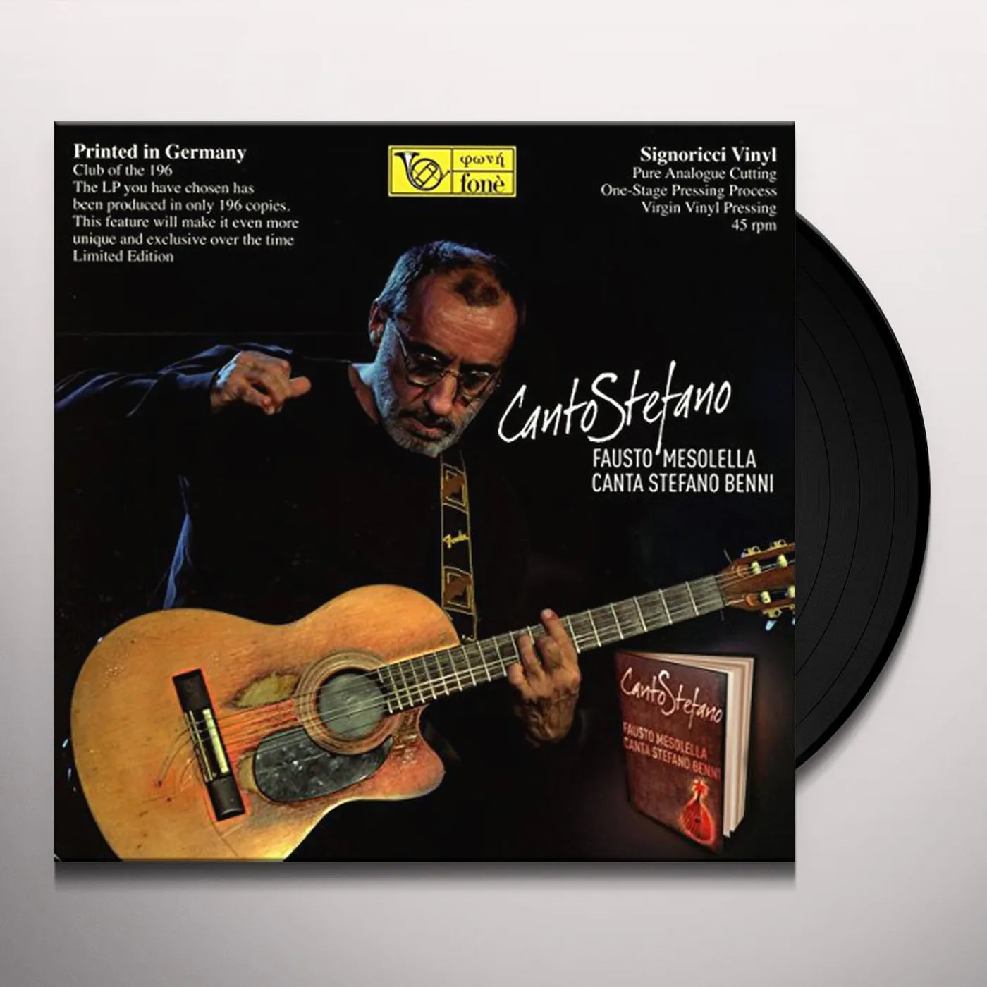 Fausto Mesolella CANTO STEFANO (45RPM) Vinyl Record