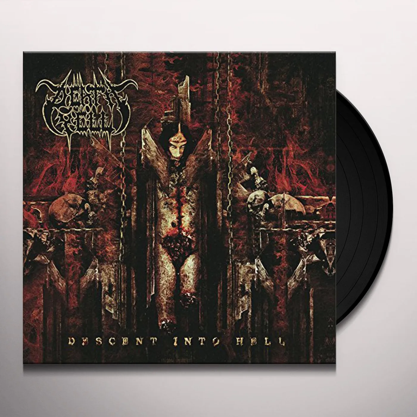 Death Yell Descent into Hell Vinyl Record