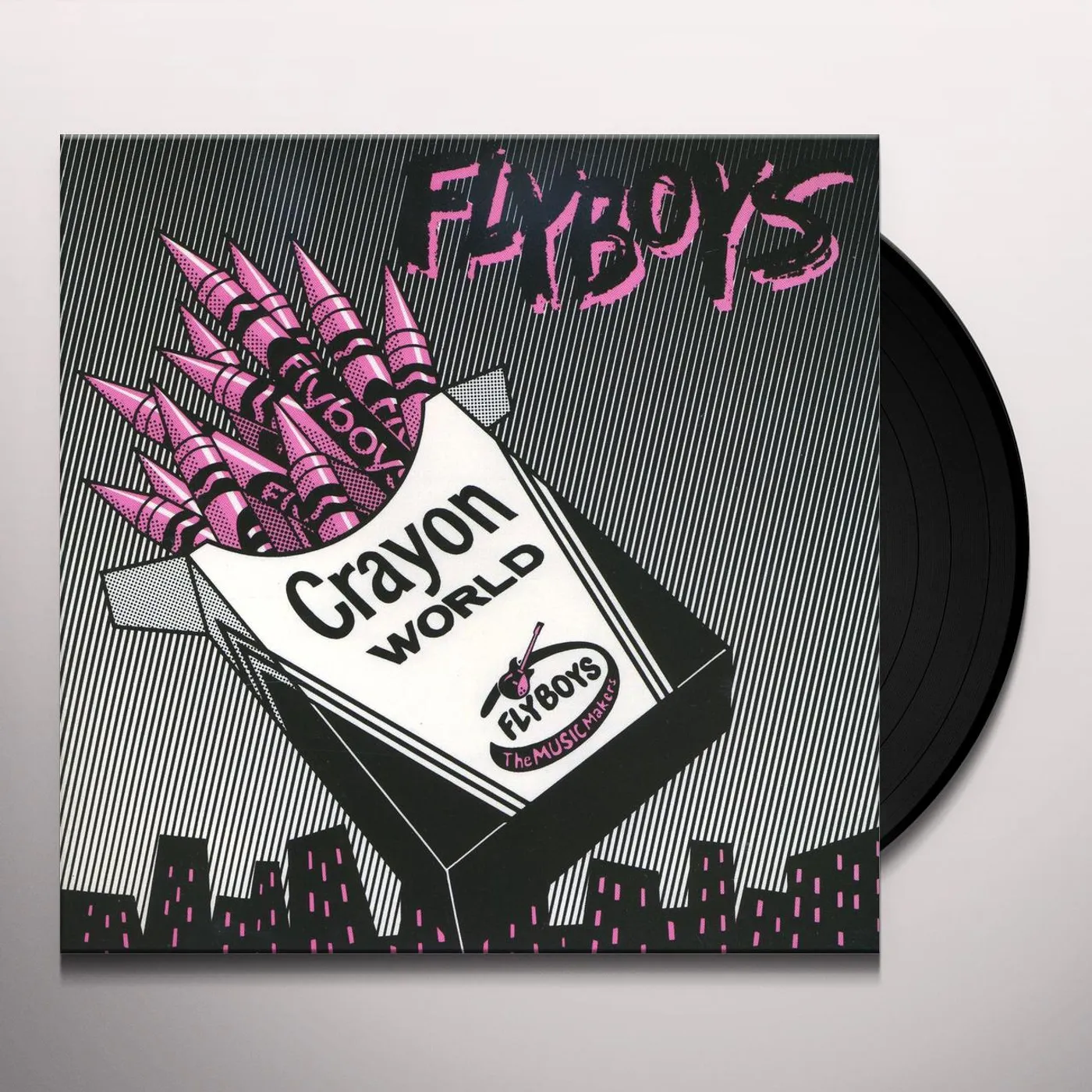 Flyboys CRAYON WORLD / SQUARE CITY Vinyl Record