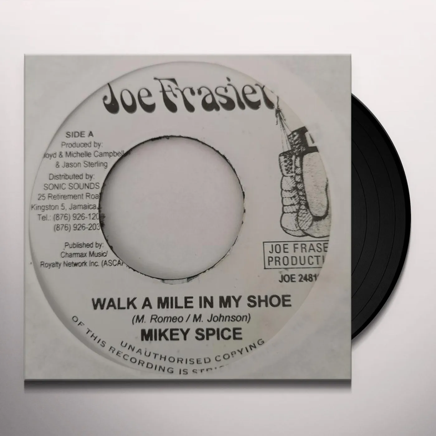 Mikey Spice WALK A MILE IN MY SHOE Vinyl Record