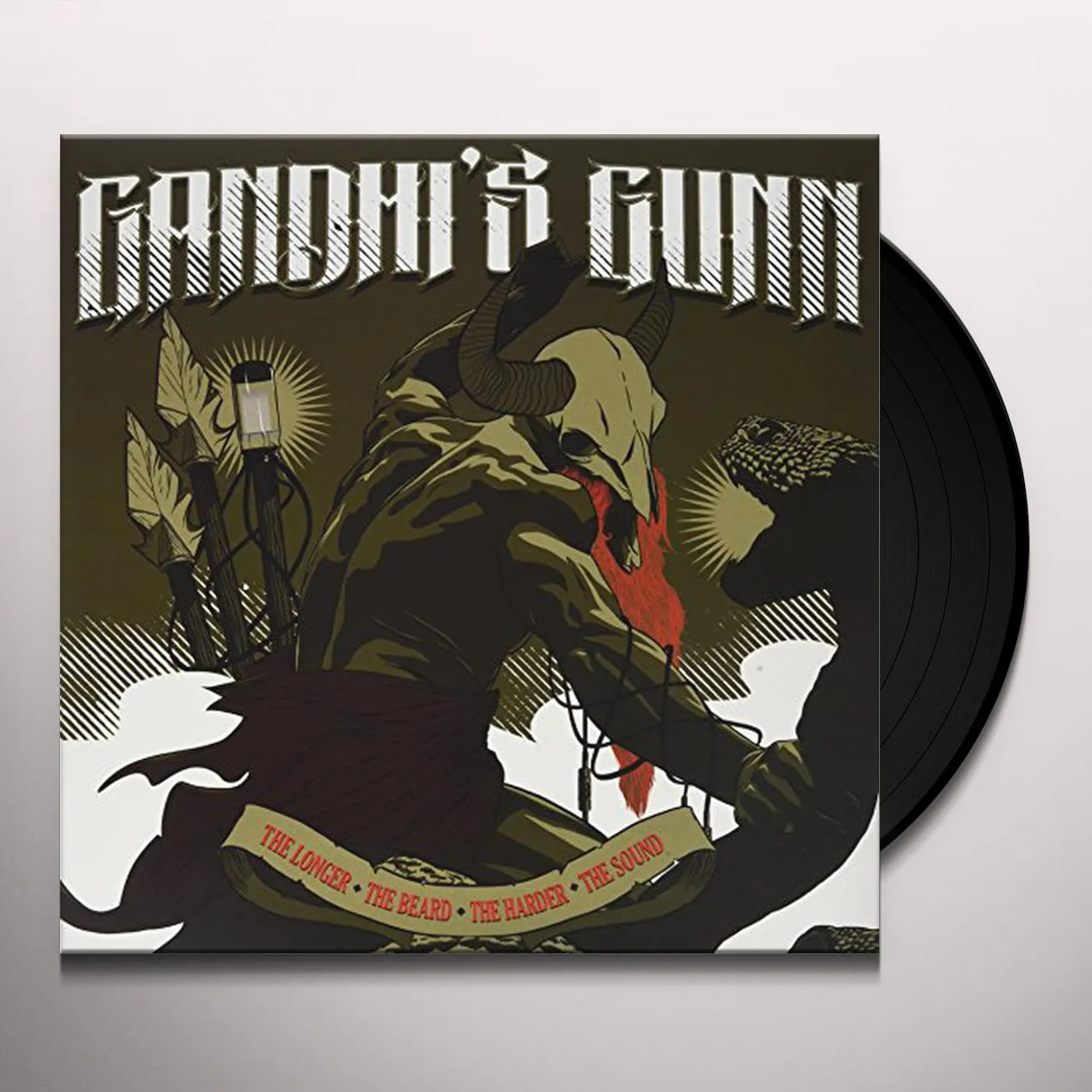 Gandhi's Gunn LONGER THE BEARD Vinyl Record