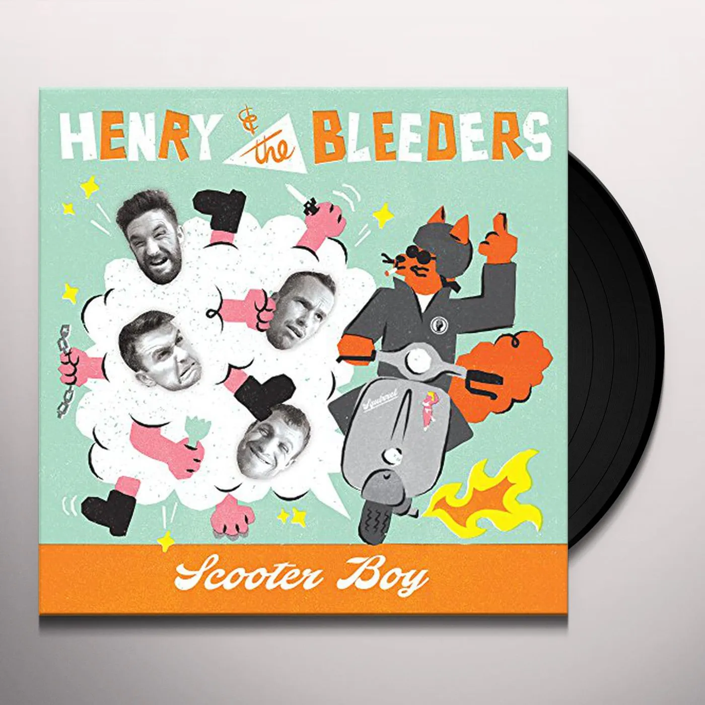 Henry & The Bleeders Scooter Boy Vinyl Record