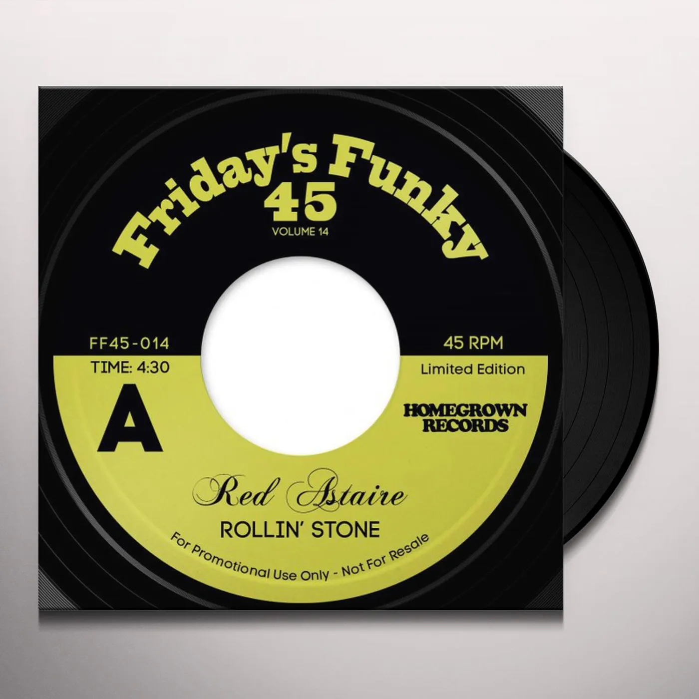 Red Astaire ROLLIN' STONE / LOVE TO ANGIE Vinyl Record