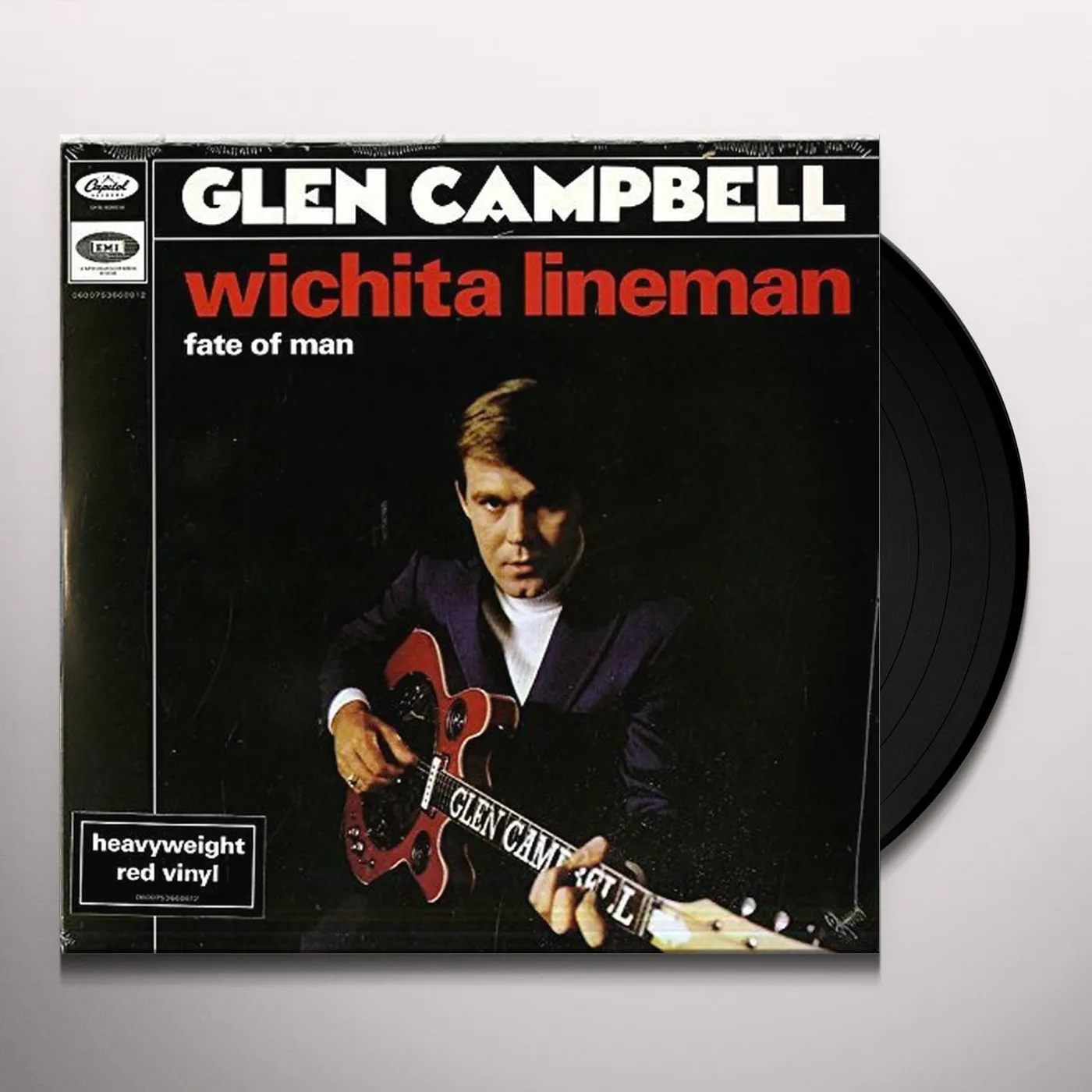 Glen Campbell WICHITA LINEMAN/FATE OF MAN Vinyl Record