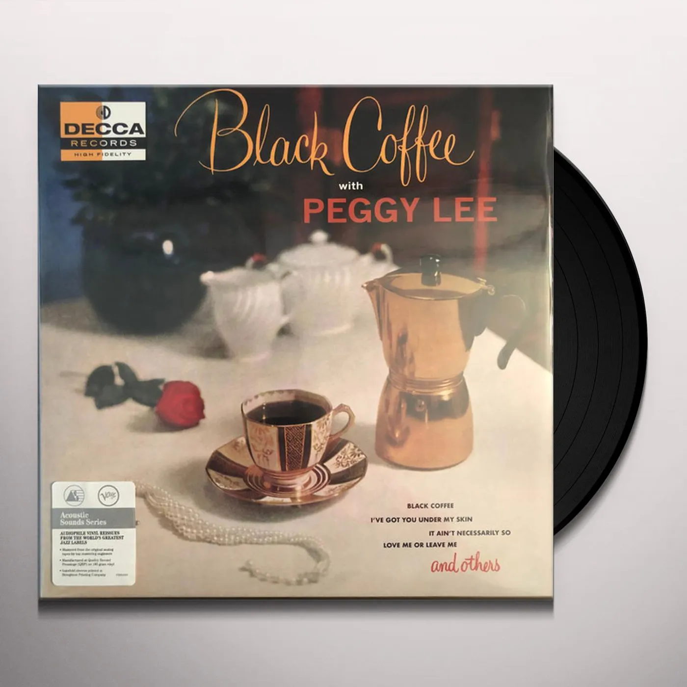 Peggy Lee Black Coffee Vinyl Record