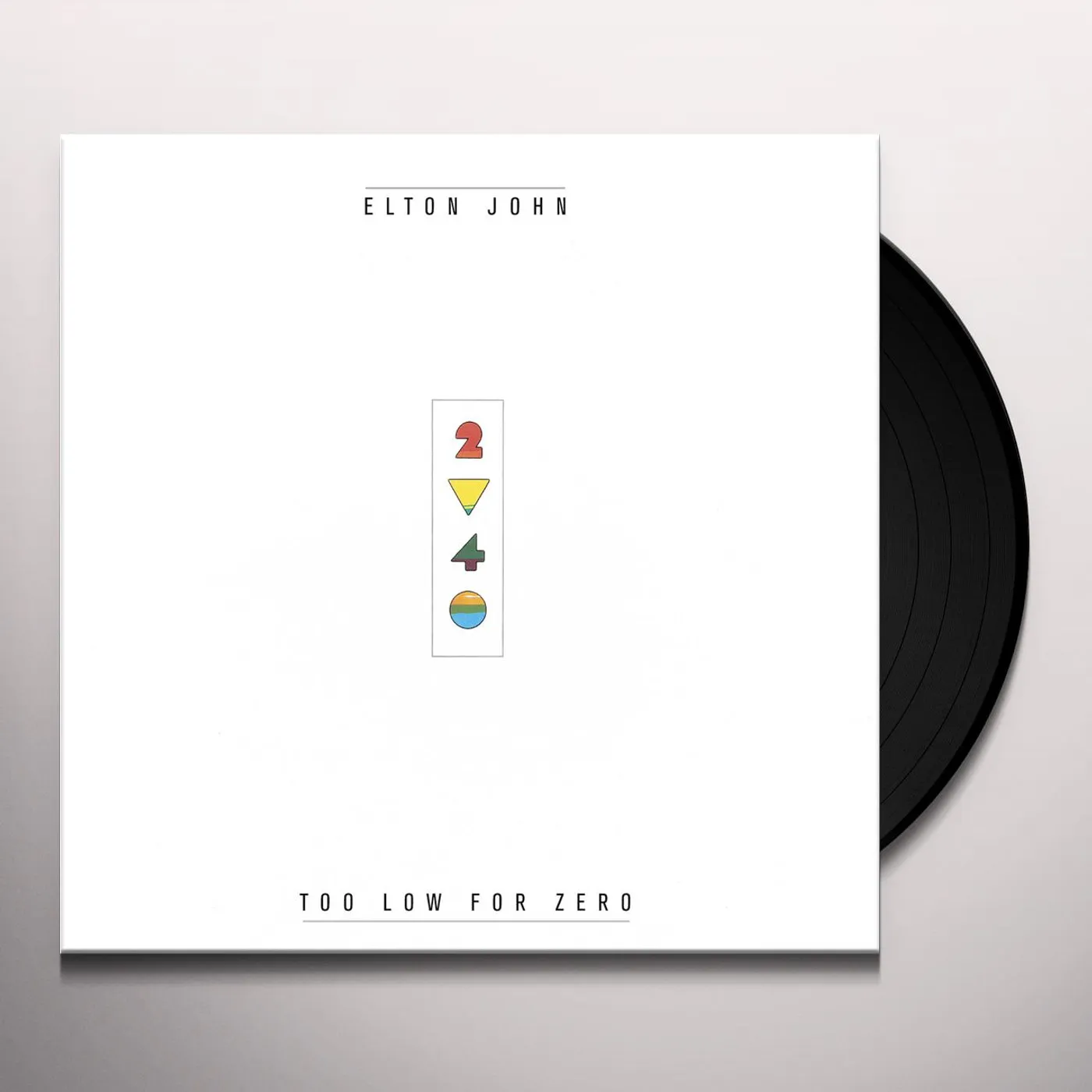 Elton John Too Low For Zero Vinyl Record