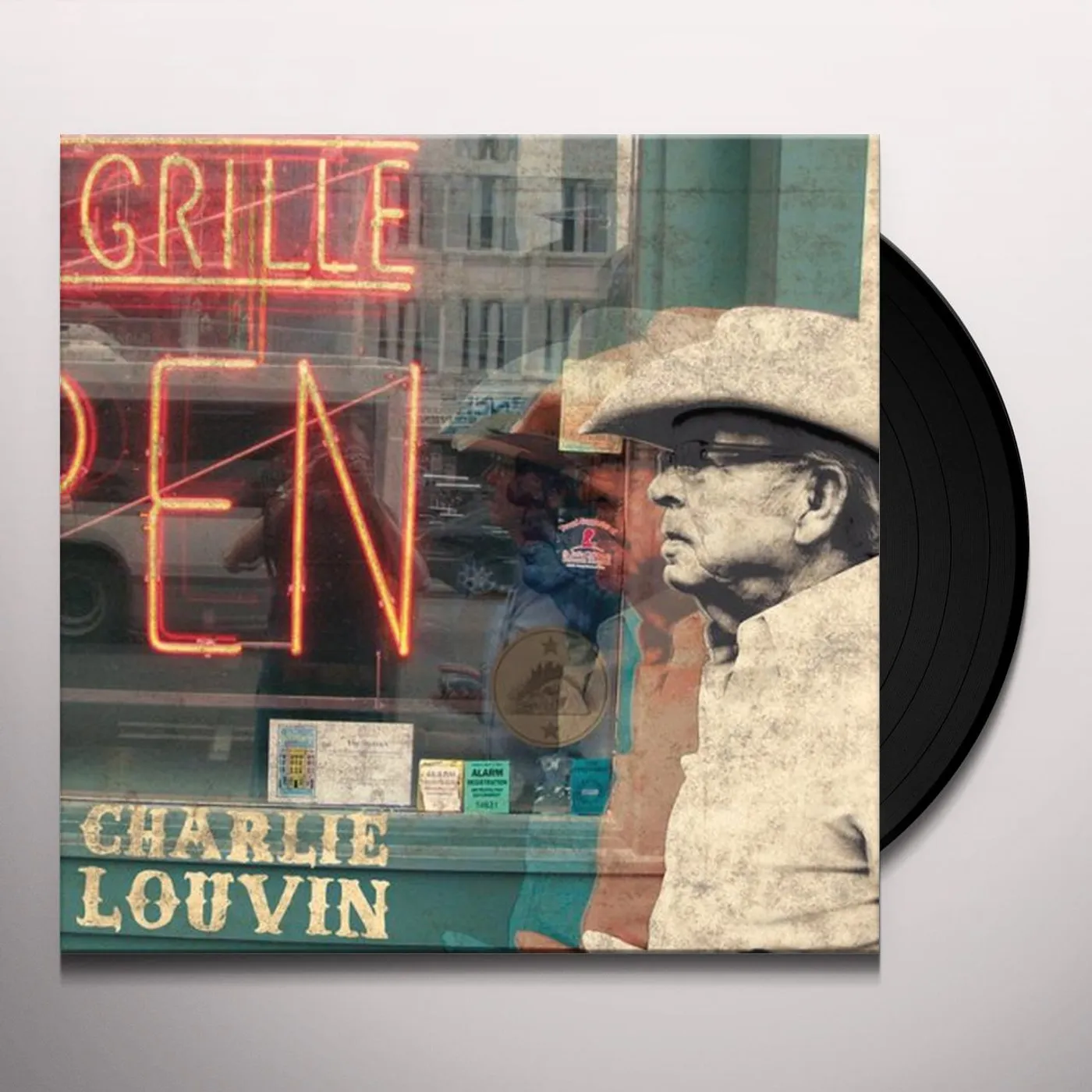 Charlie Louvin BACK WHEN WE WERE YOUNG (SLIP) Vinyl Record