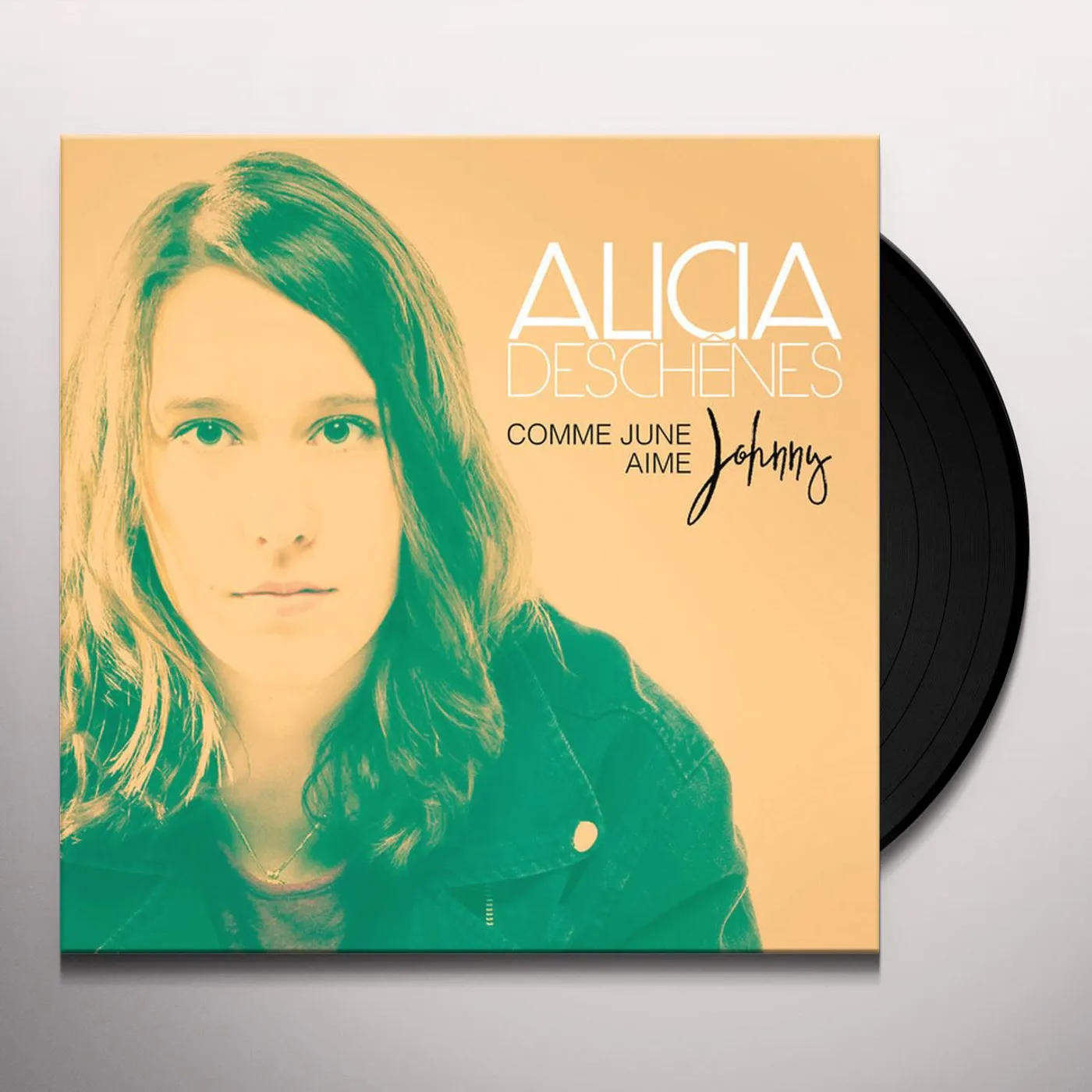 Alicia Deschênes Comme June aime Johnny Vinyl Record