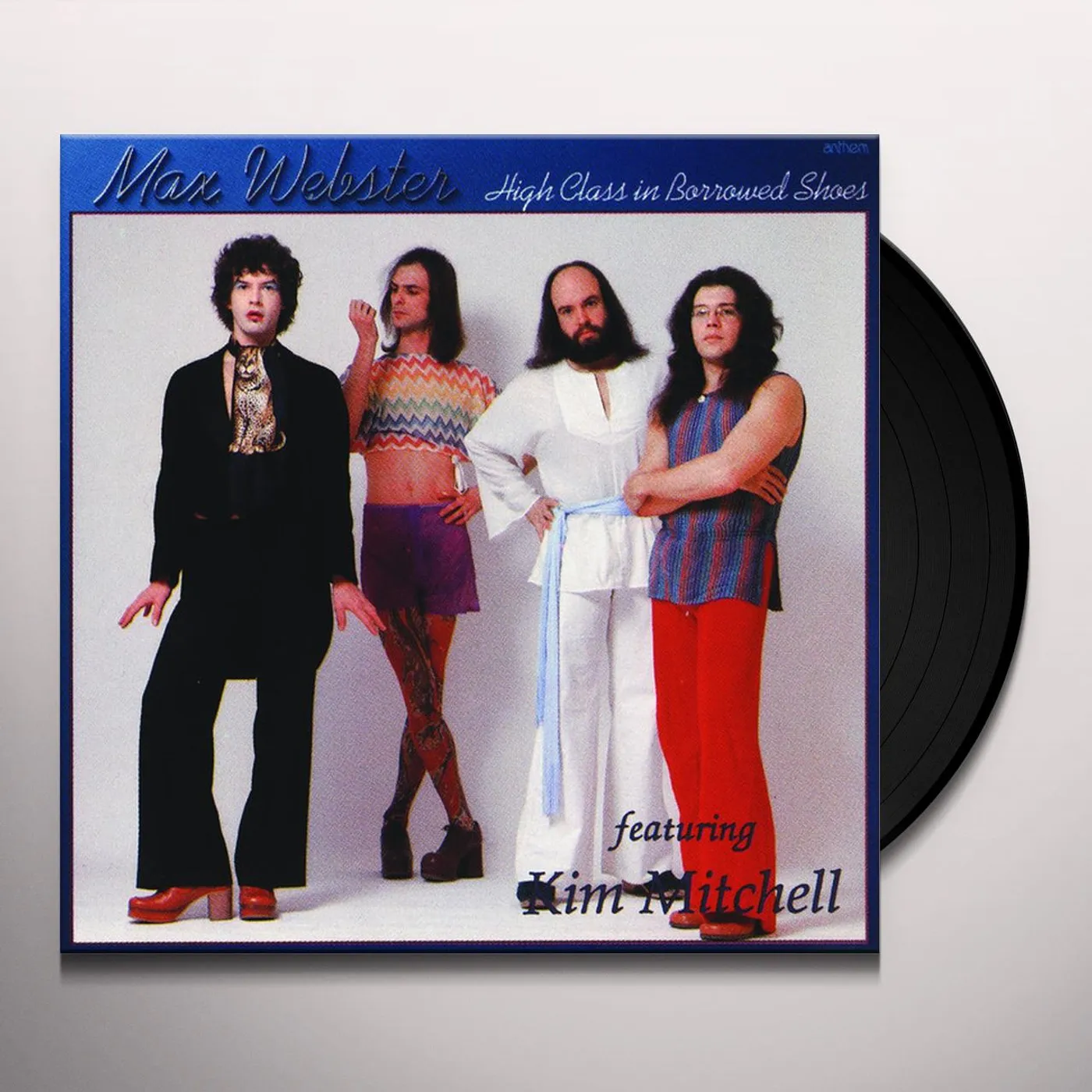 Max Webster HIGH CLASS IN BORROWED Vinyl Record