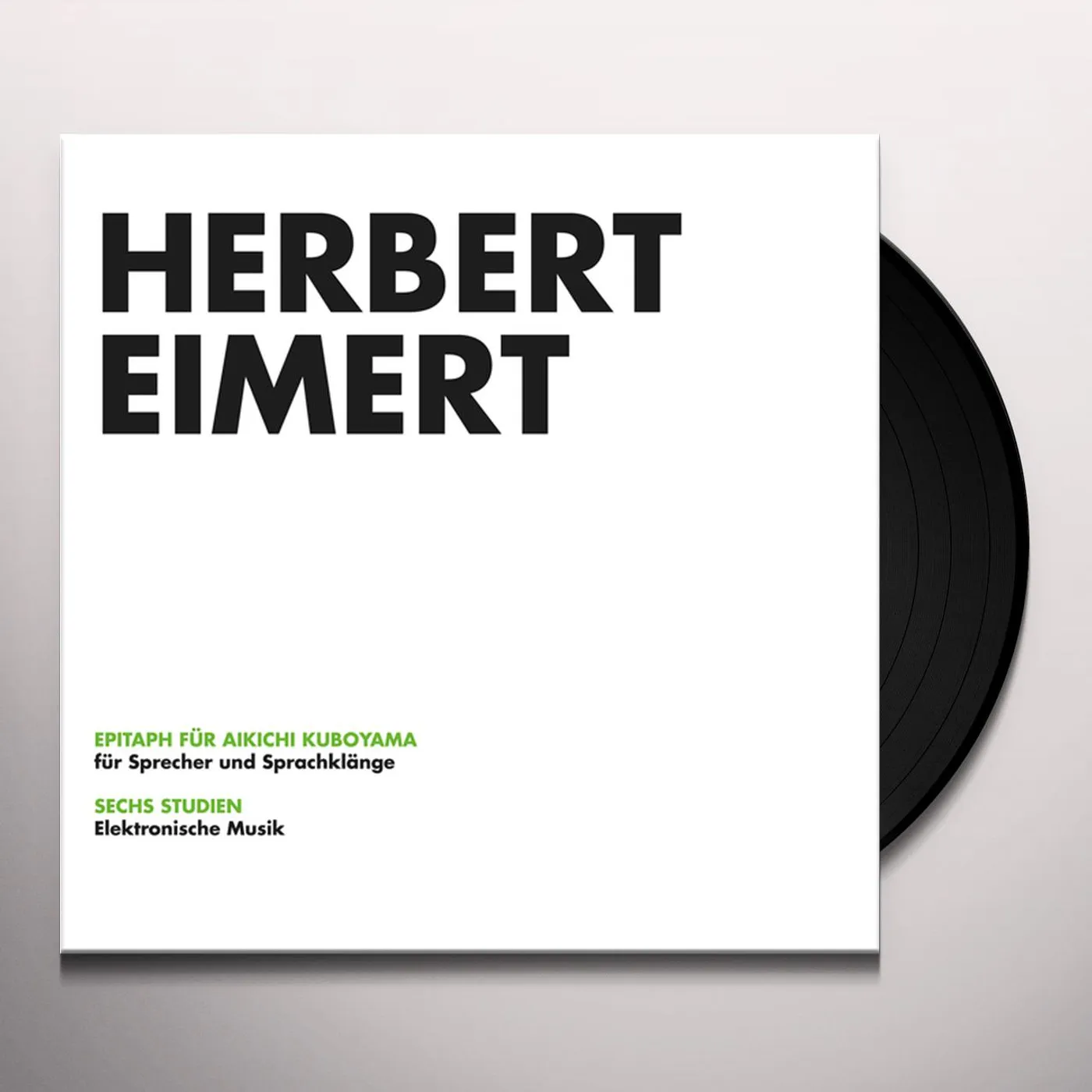 Herbert Eimert EPITAPH FUR AIKICHI KUBOYAMA / SECHS STUDIEN Vinyl Record