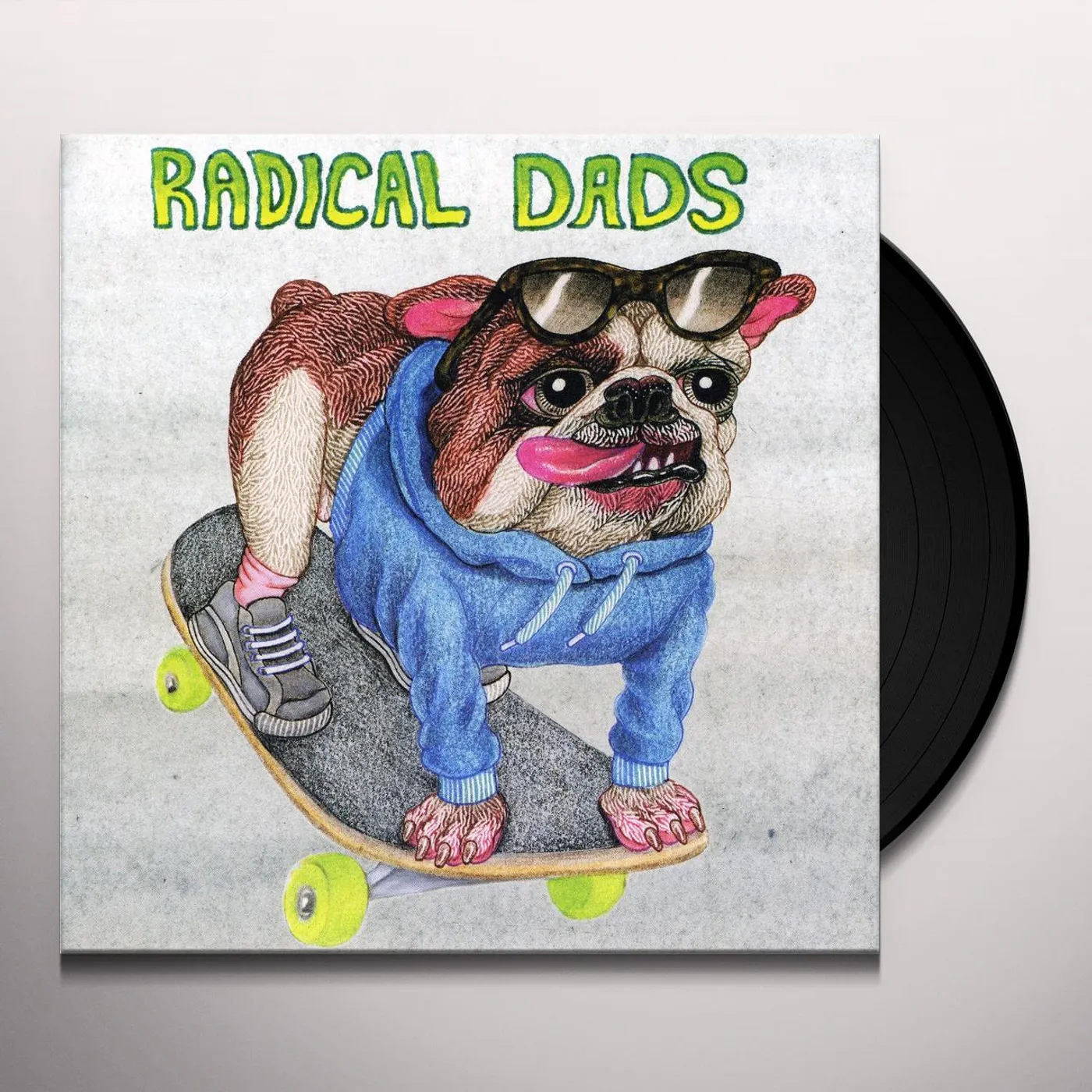 Radical Dads Skateboard Bulldog Vinyl Record