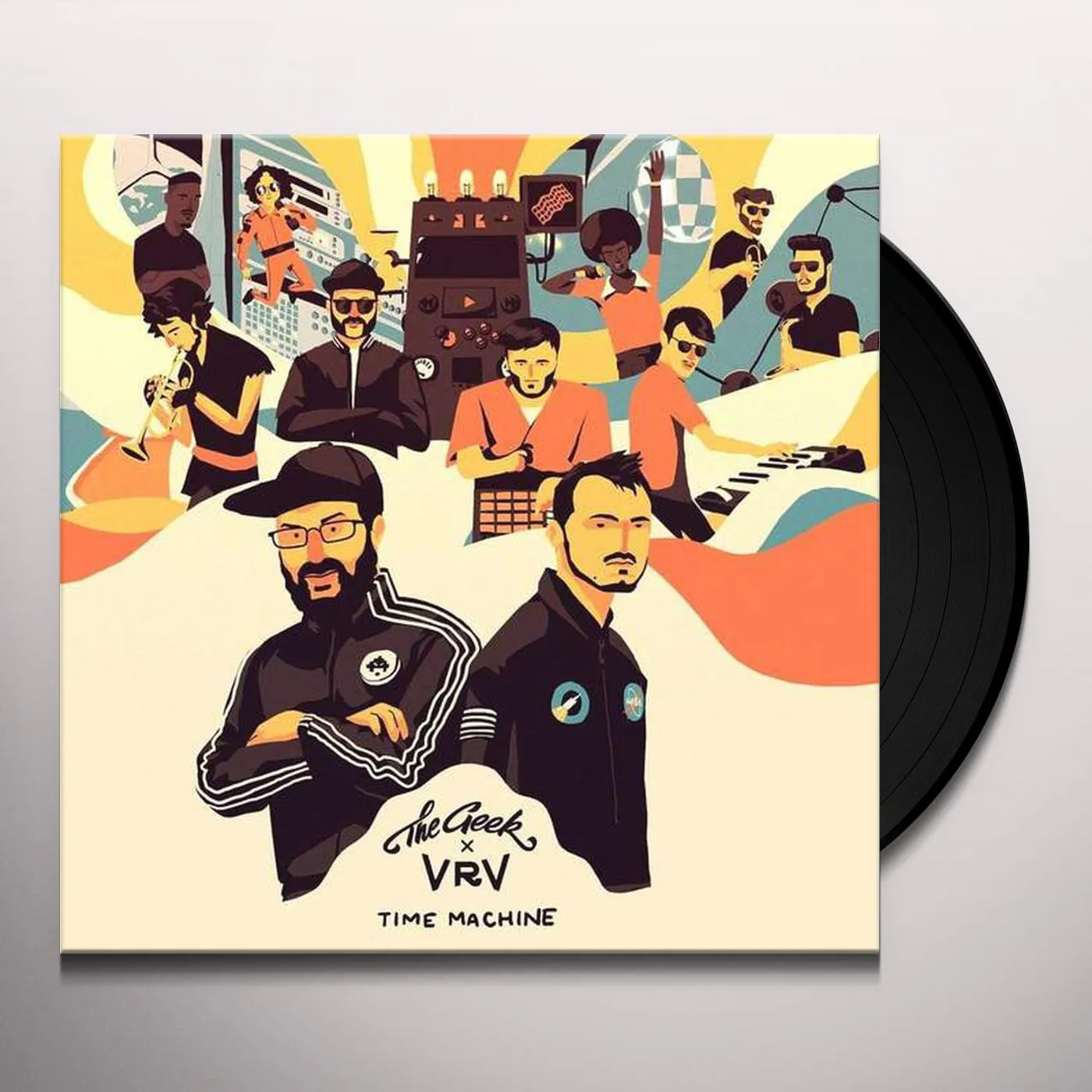 The Geek x Vrv Time Machine Vinyl Record