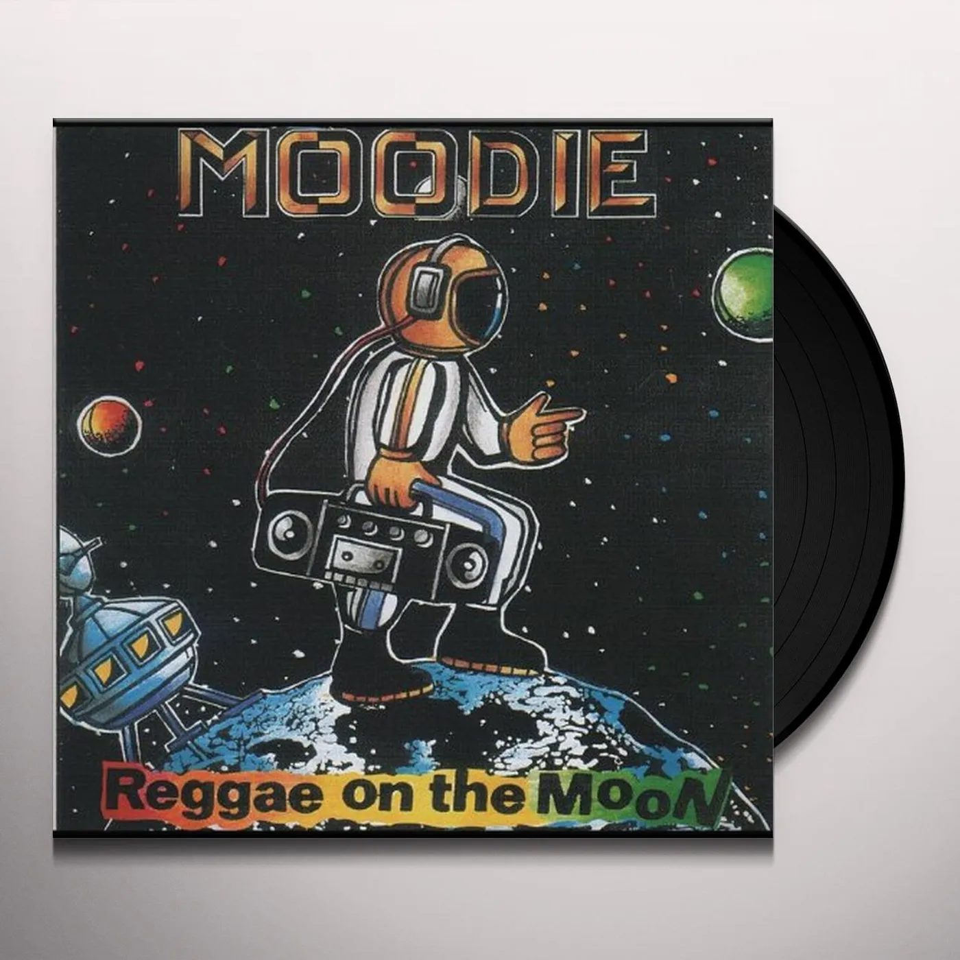 Moodie Reggae On the Moon Vinyl Record