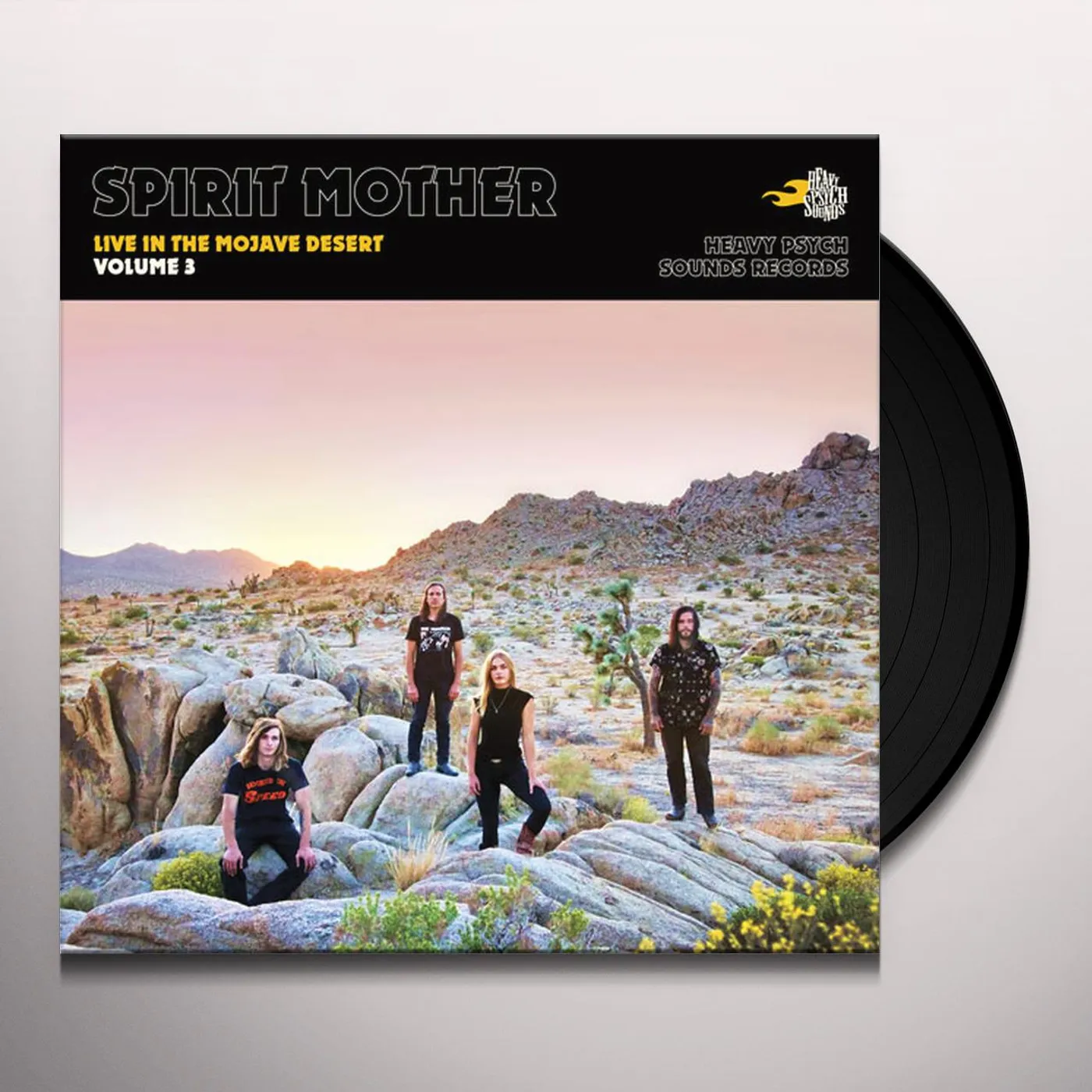 Spirit Mother LIVE IN THE MOJAVE DESERT: VOLUME 3 (YELLOW/RED VINYL/IMPORT) Vinyl Record