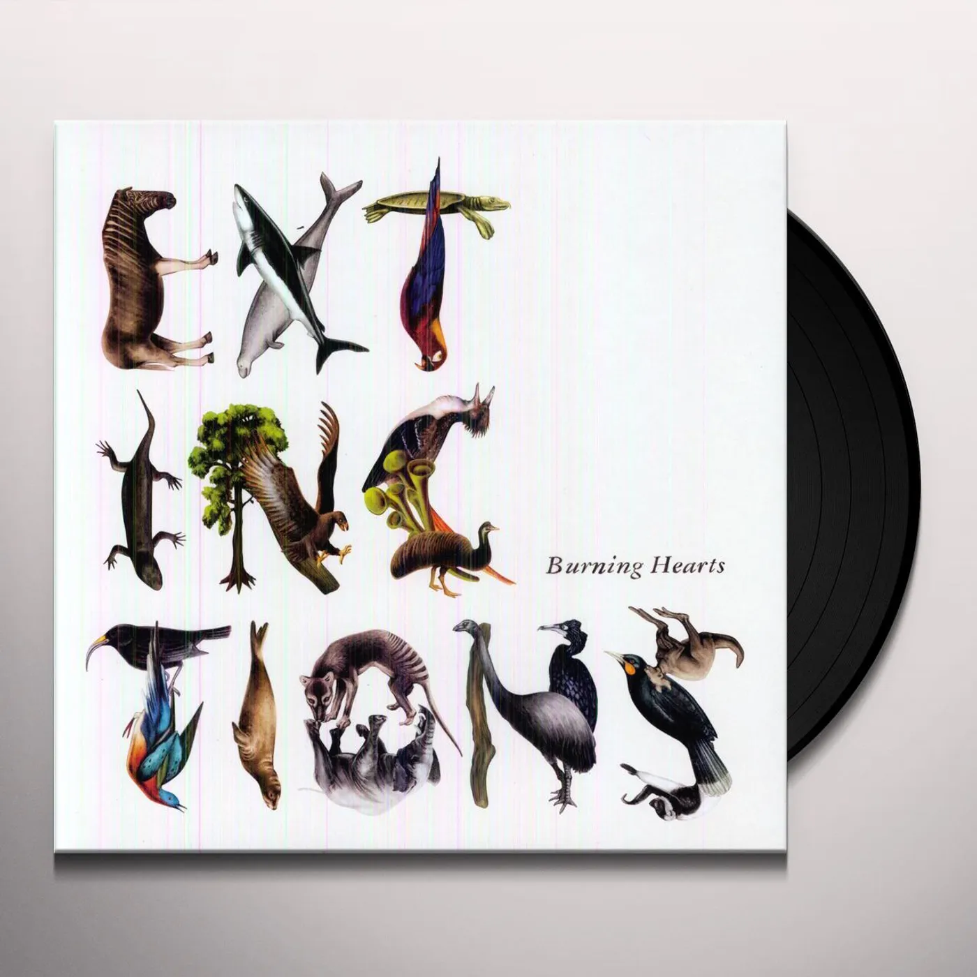 Burning Hearts Extinctions Vinyl Record