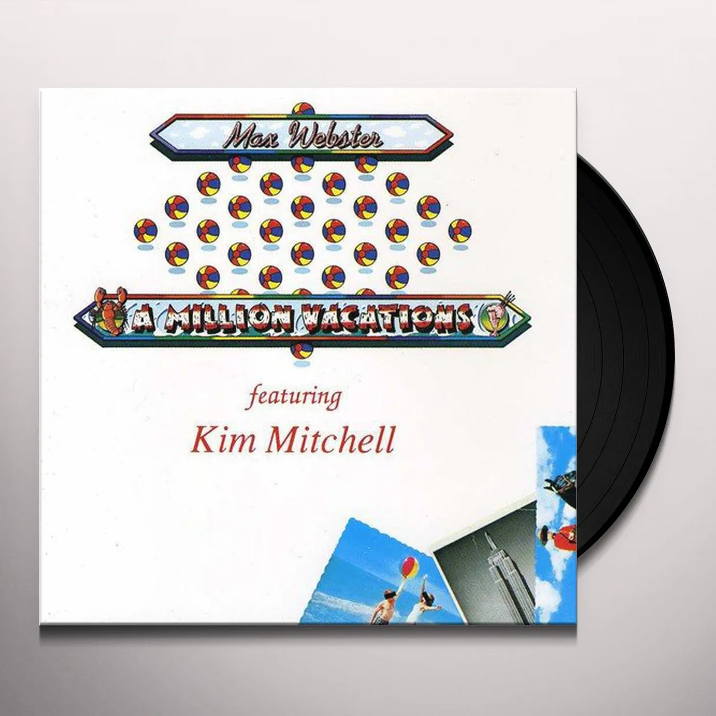 Max Webster MILLION VACATIONS Vinyl Record