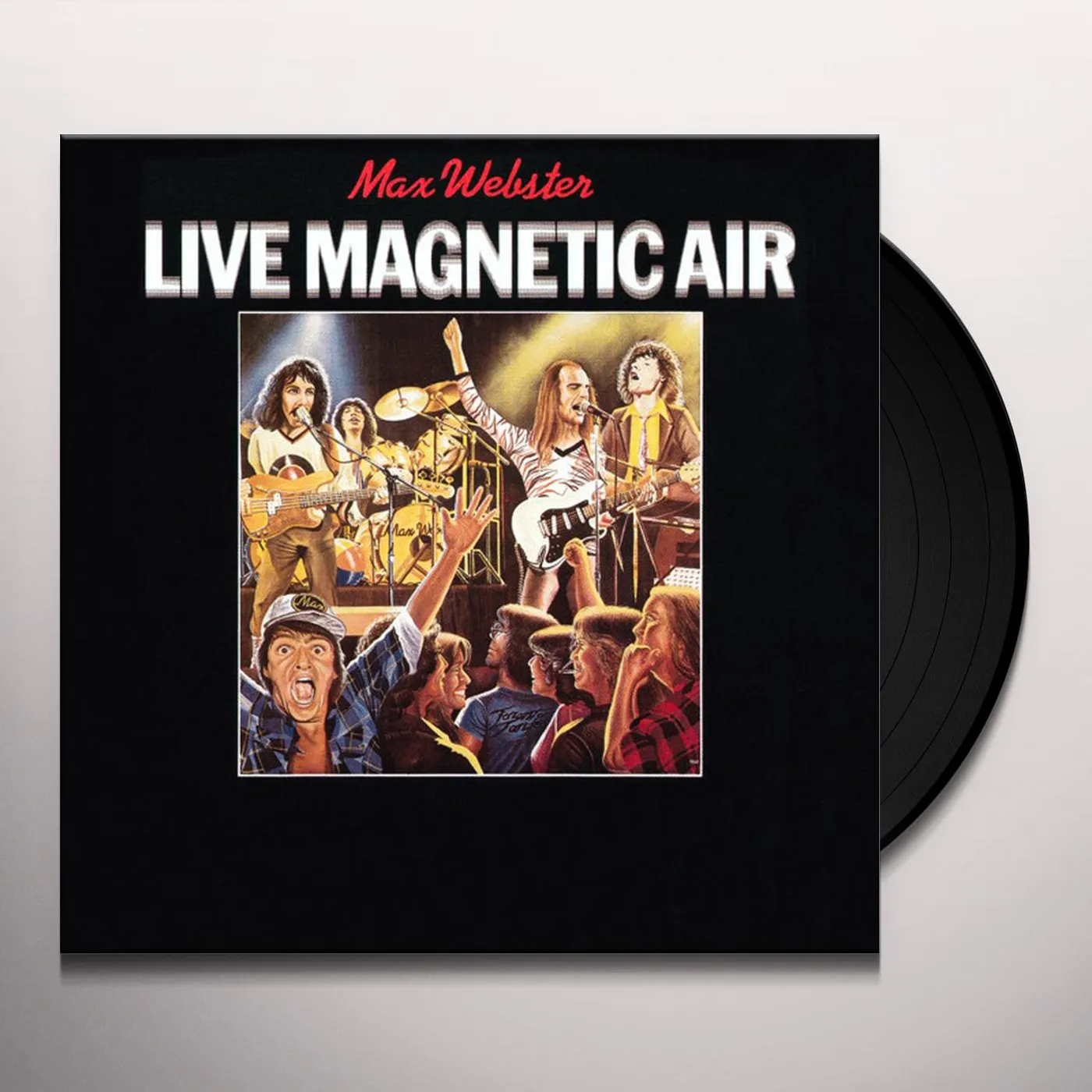 Max Webster Live Magnetic Air Vinyl Record
