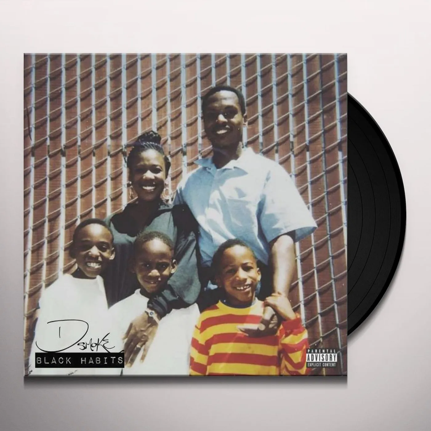 D Smoke Black Habits Vinyl Record