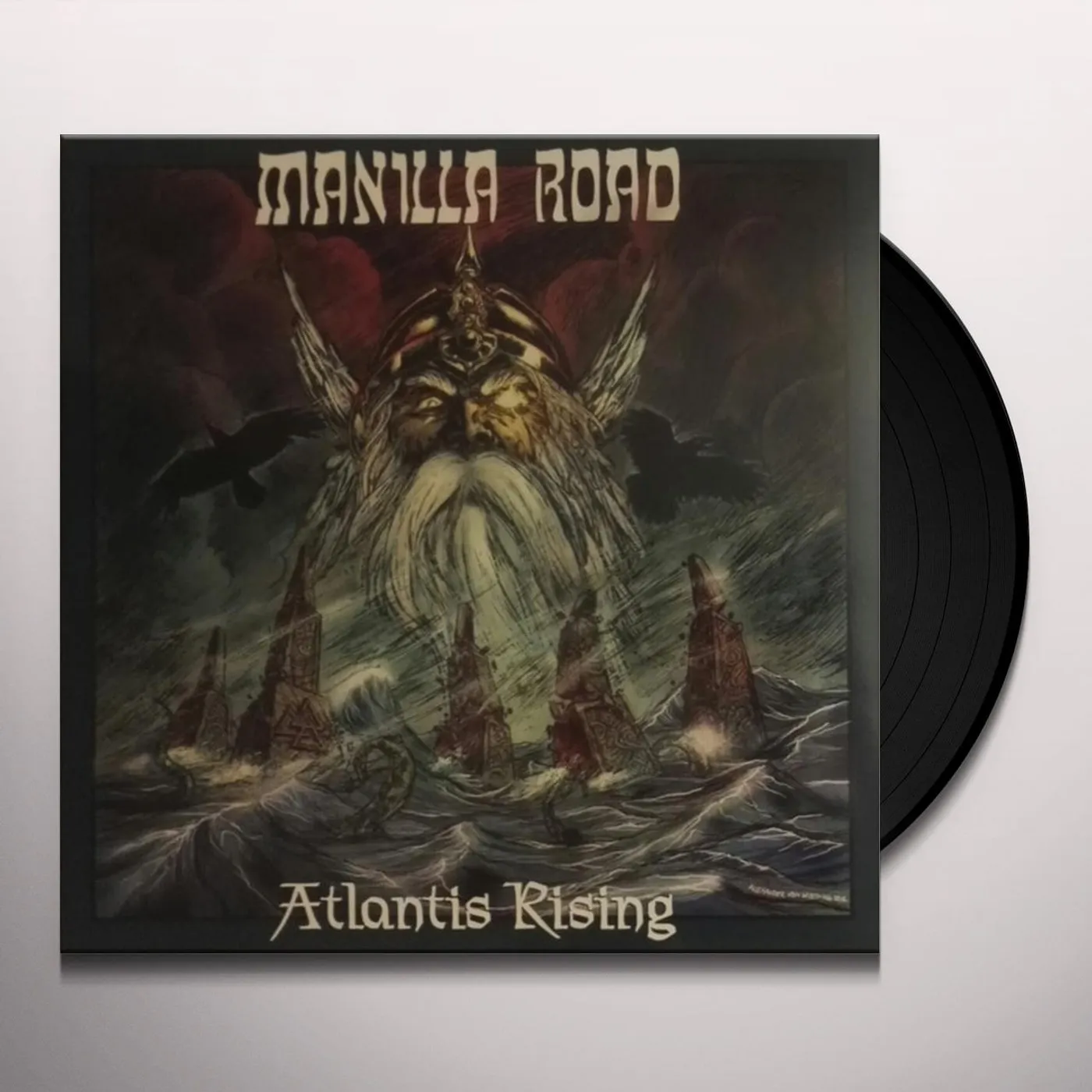 Manilla Road ATLANTIS RISING Vinyl Record