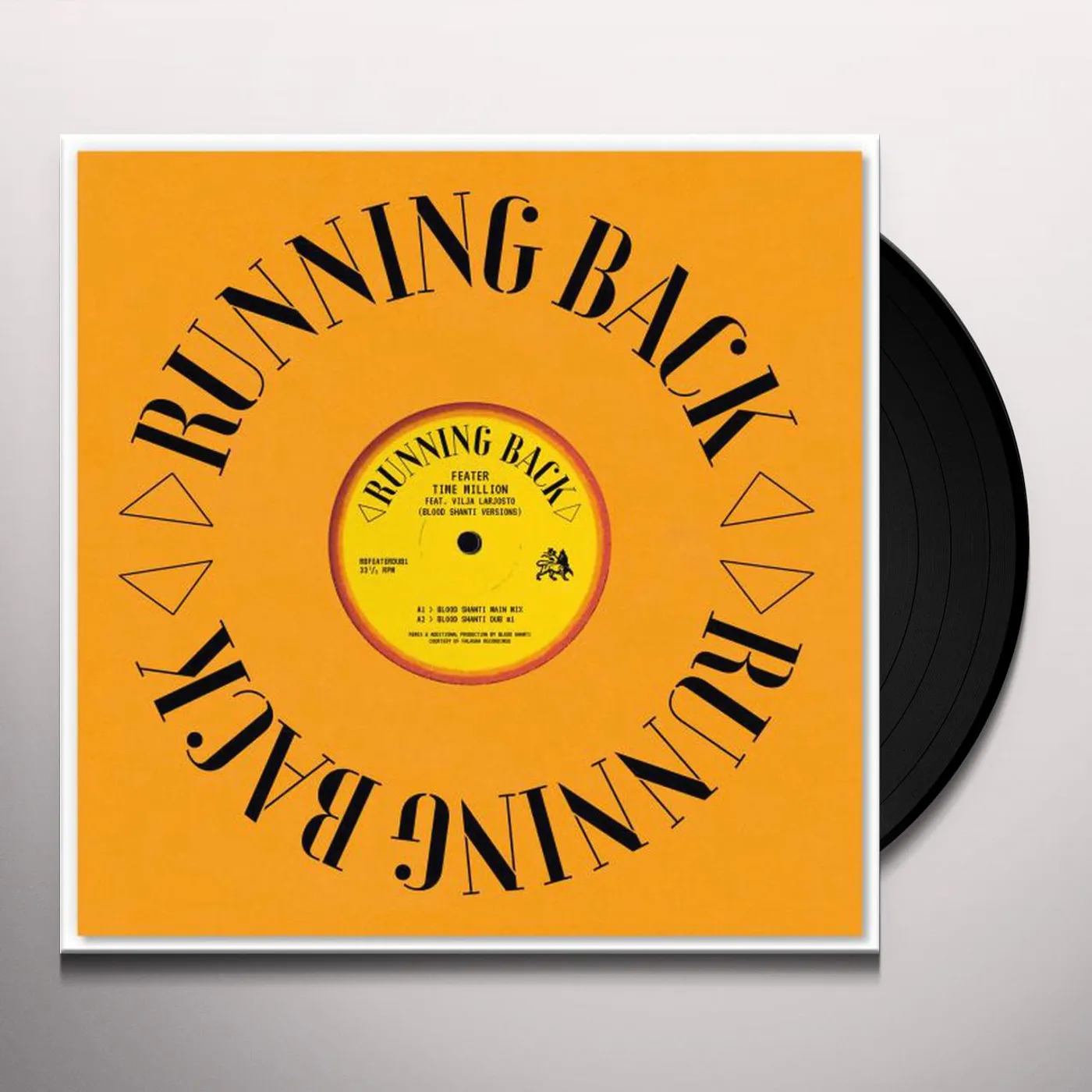 Feater TIME MILLION FEAT VILJA LARJOSTO (BLOOD SHANTI) Vinyl Record