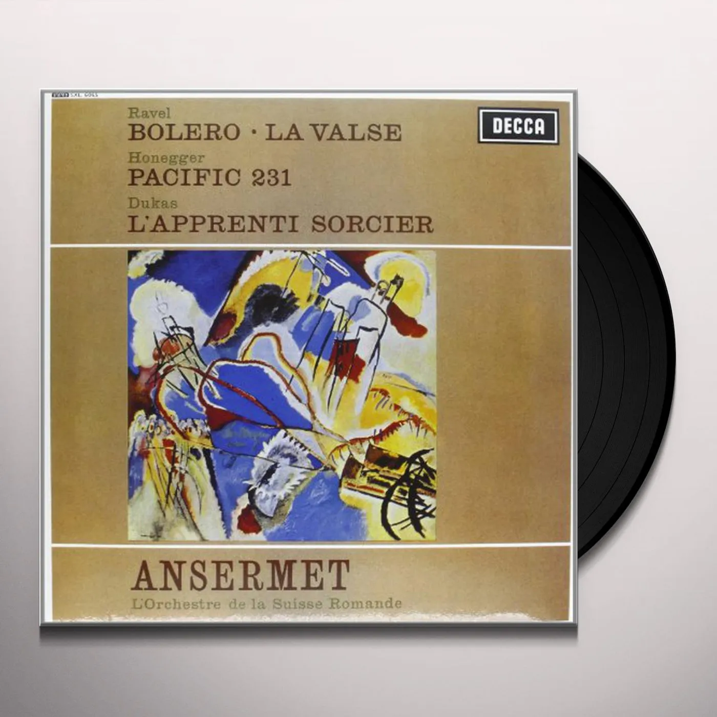 Ansermet BOLERO LA VALSE / PACIFIC 231 Vinyl Record