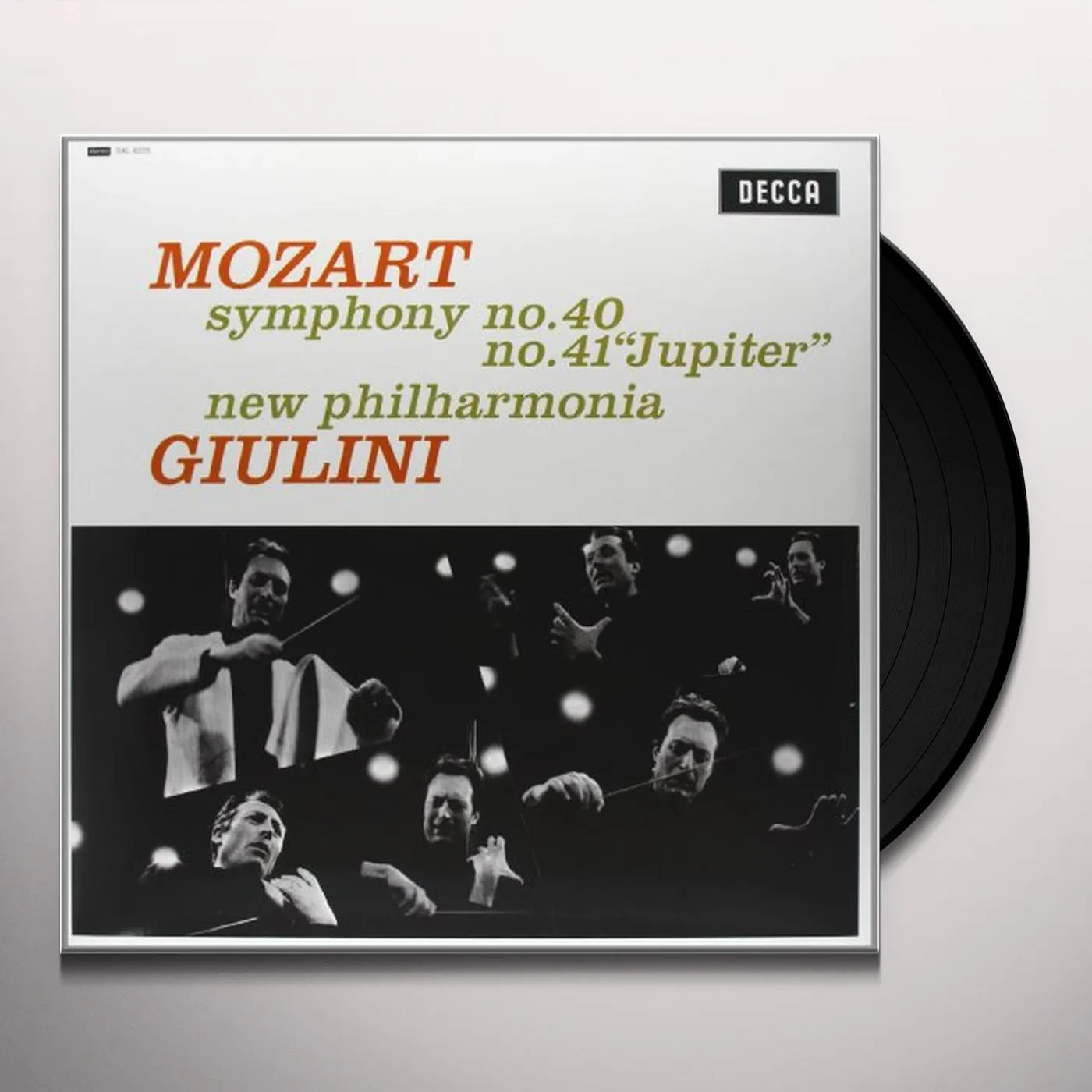 Mozart / Giulini SYMPHONIES 40 & 41 Vinyl Record