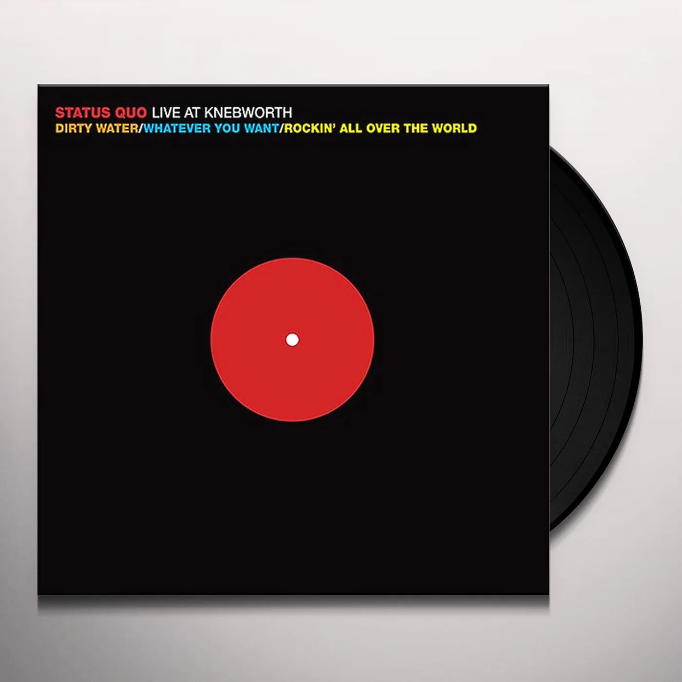 Status Quo LIVE AT KNEBWORTH Vinyl Record