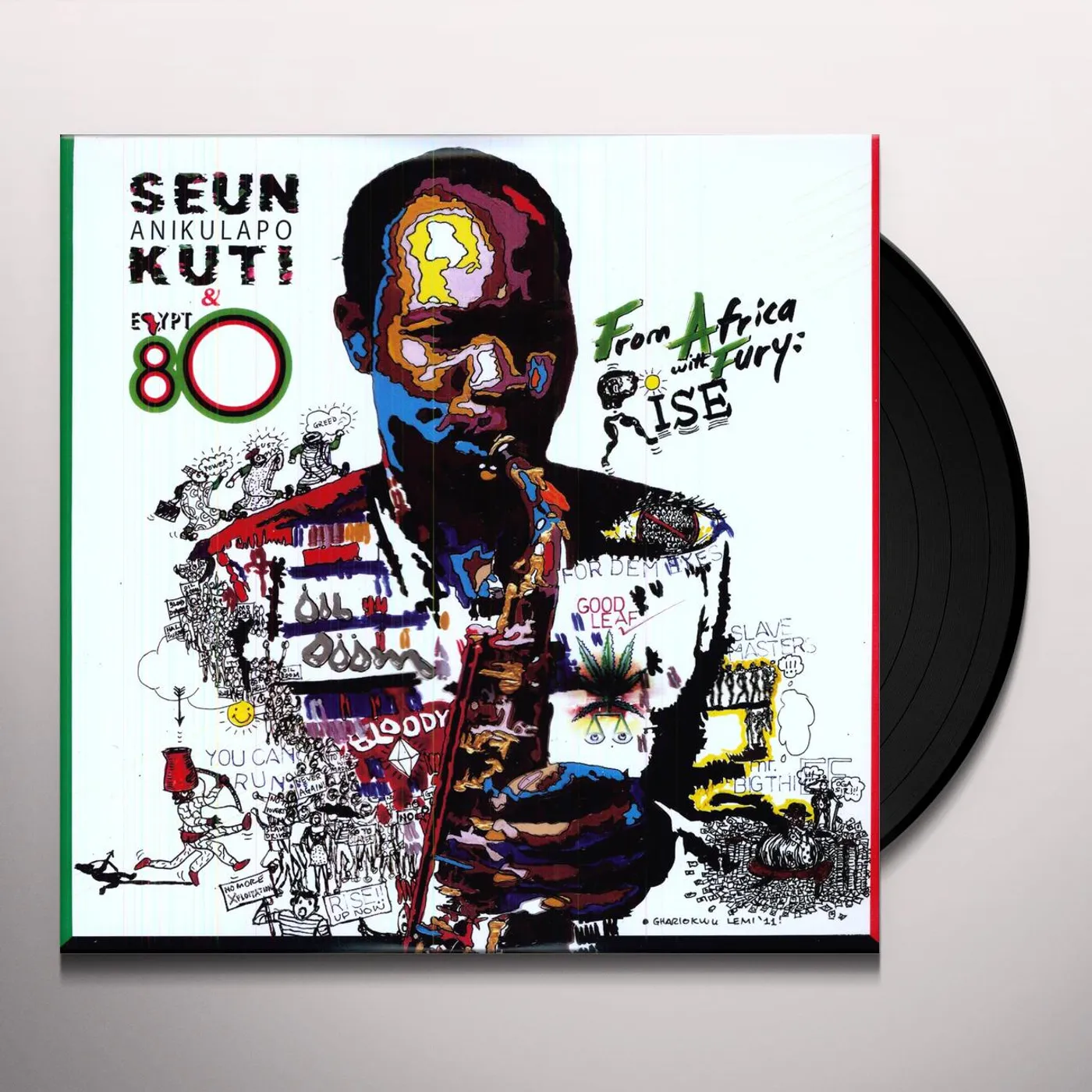 Seun Kuti & Egypt 80 From Africa with Fury: Rise Vinyl Record