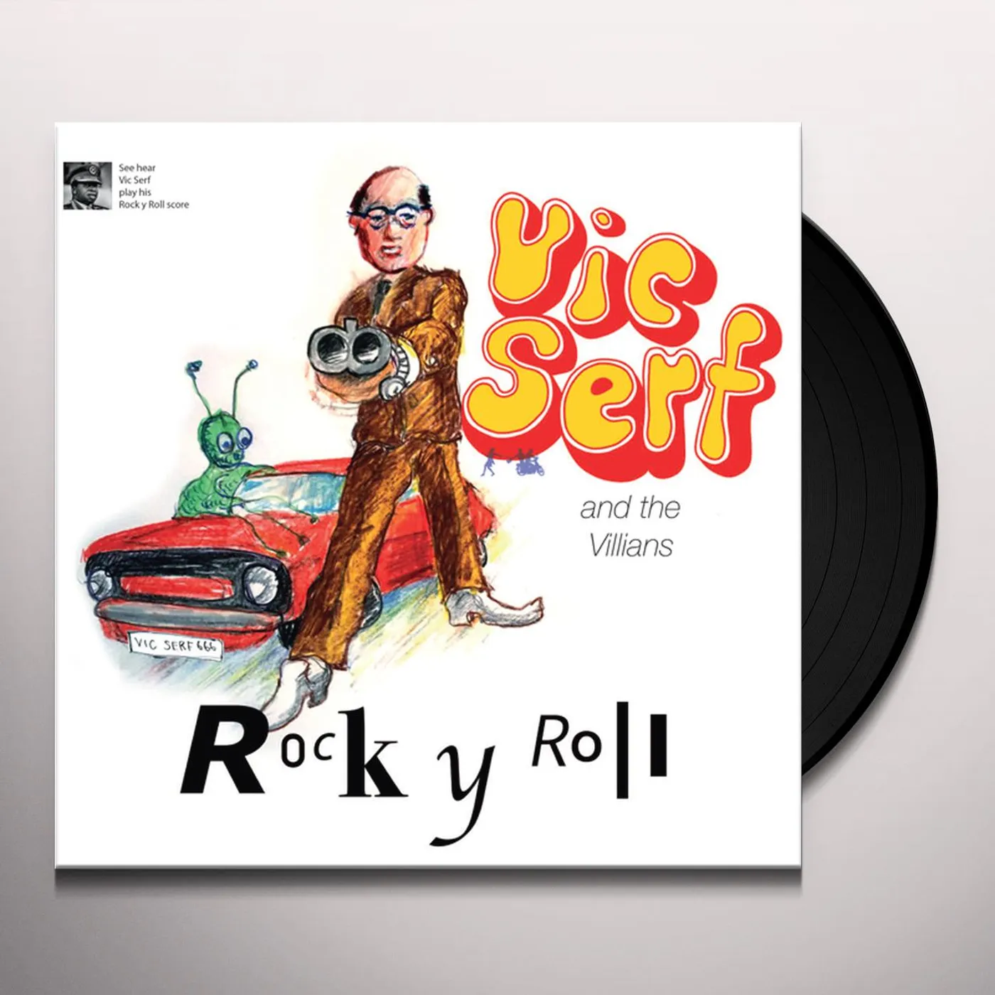 Vic Serf & Villains ROK & ROLL Vinyl Record