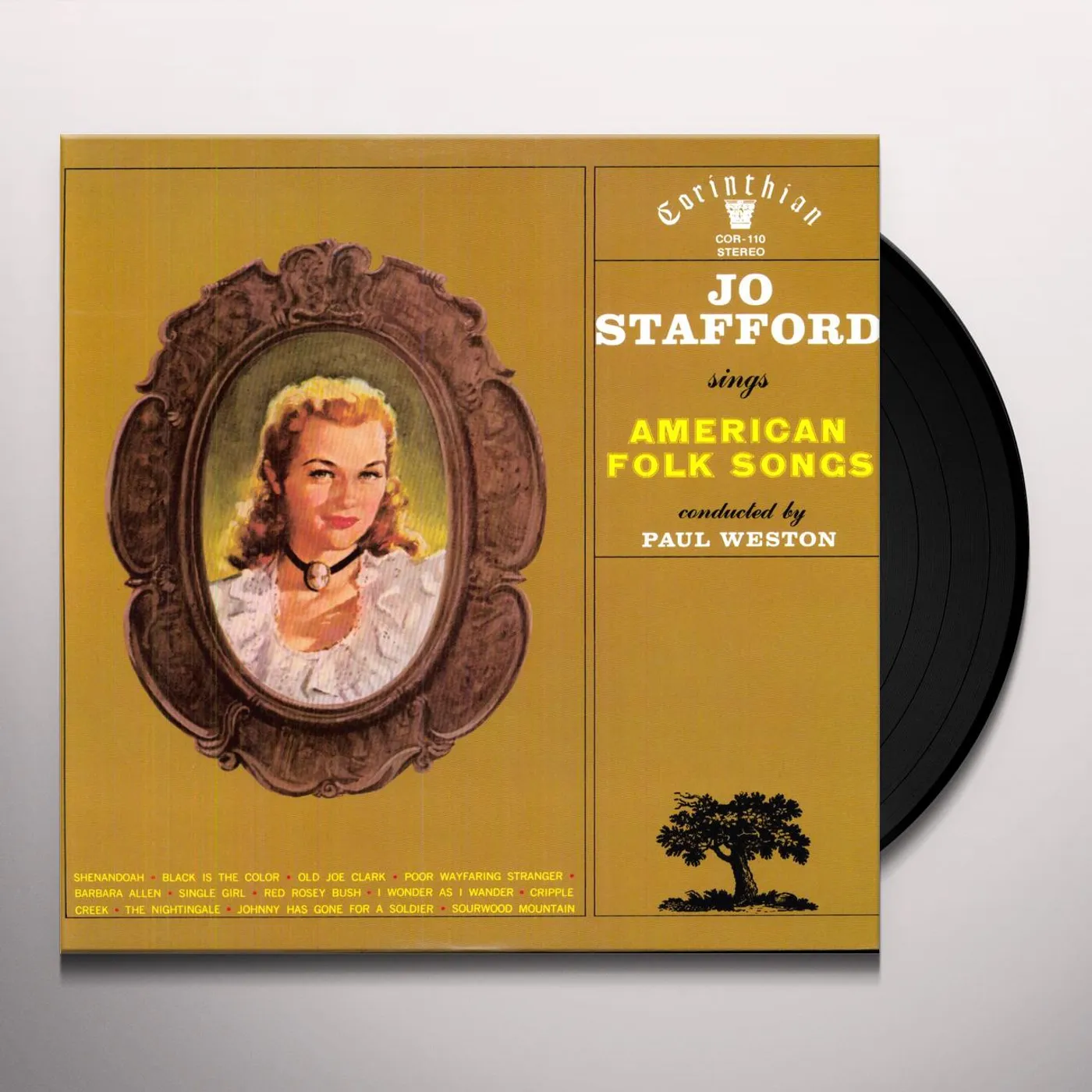 Jo Stafford SINGS AMERICAN FOLK SONGS Vinyl Record