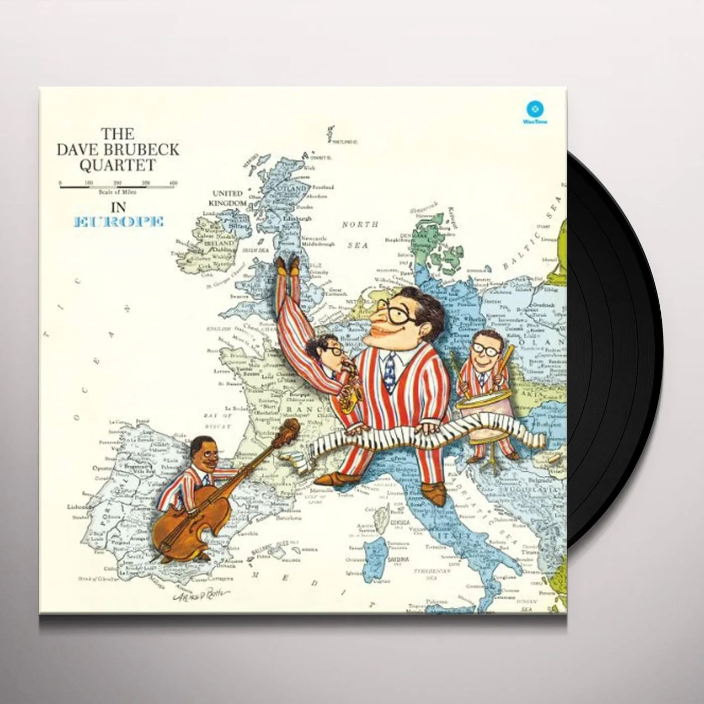 The Dave Brubeck Quartet IN EUROPE Vinyl Record - 180 Gram Pressing