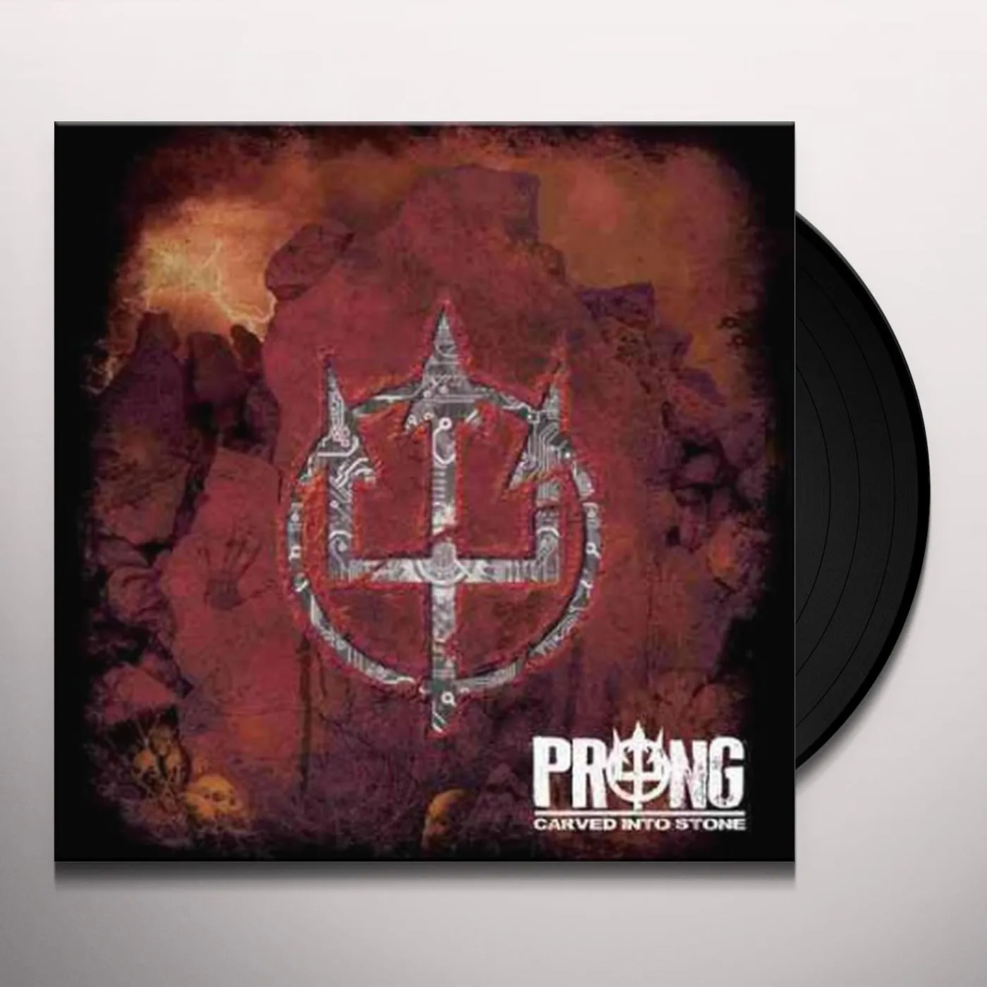 Prong Carved Into Stone Vinyl Record
