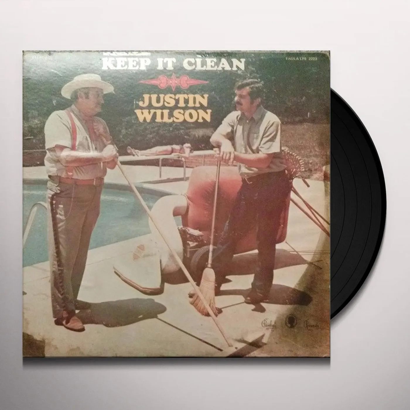Justin Wilson KEEP IT CLEAN Vinyl Record