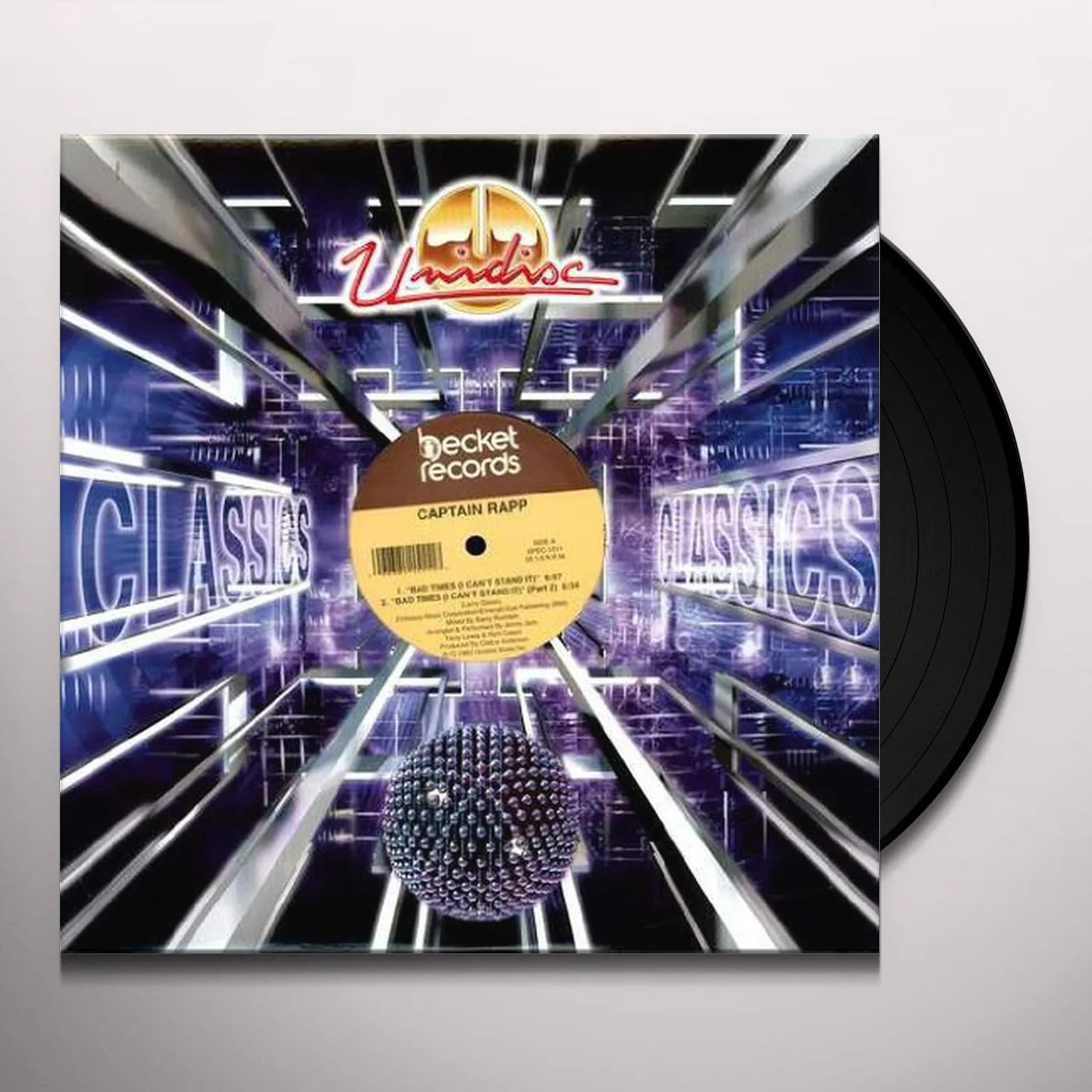 Captain Rapp BAD TIMES Vinyl Record