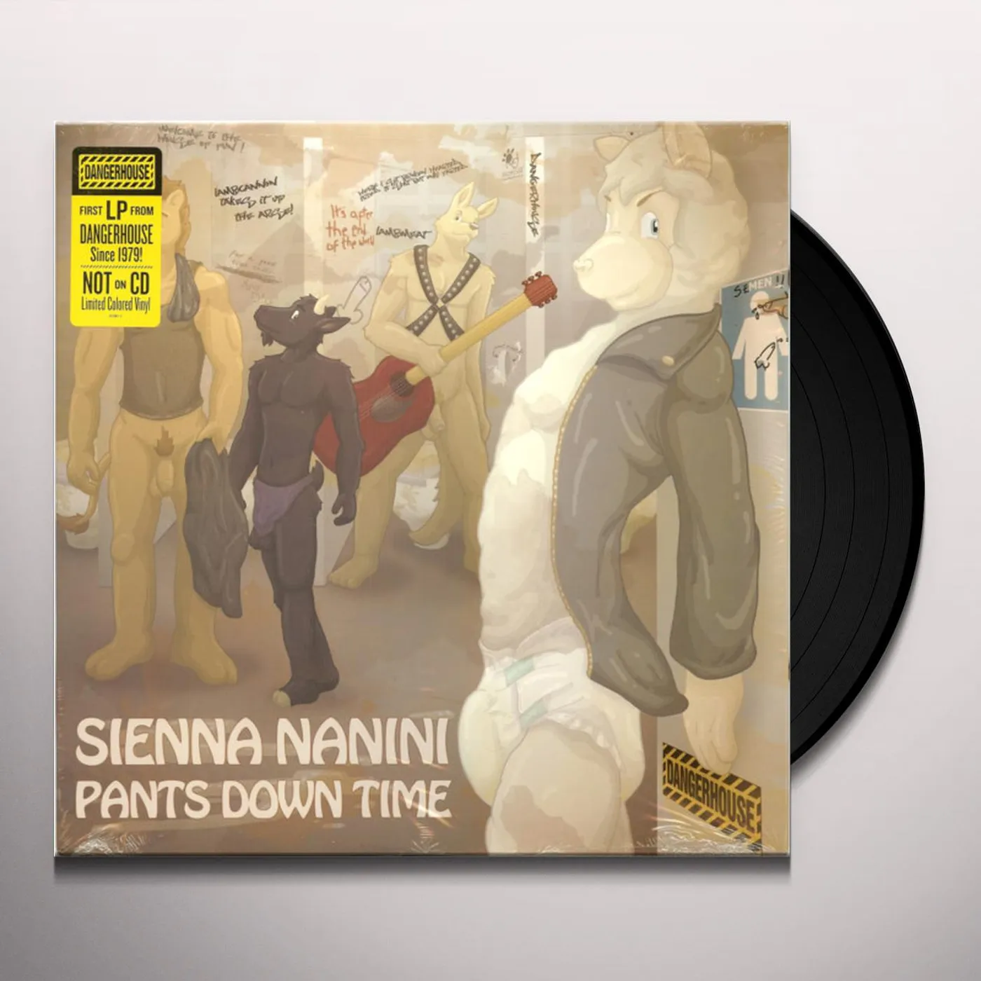 Sienna Nanini PANTS DOWN TIME (WALL OF VOODOO DRUMMER/RANDOM COLORED OR BLACK VINYL) Vinyl Record