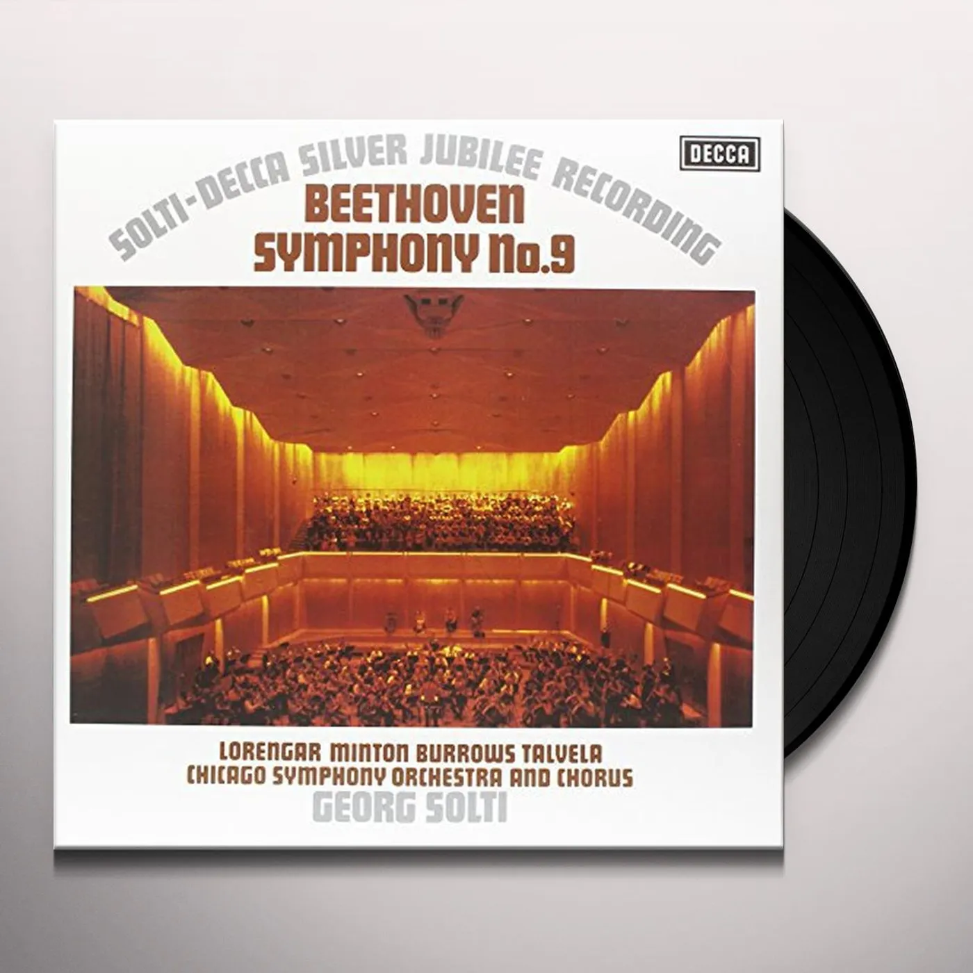 Beethoven / Solti SYMPHONY 9 Vinyl Record