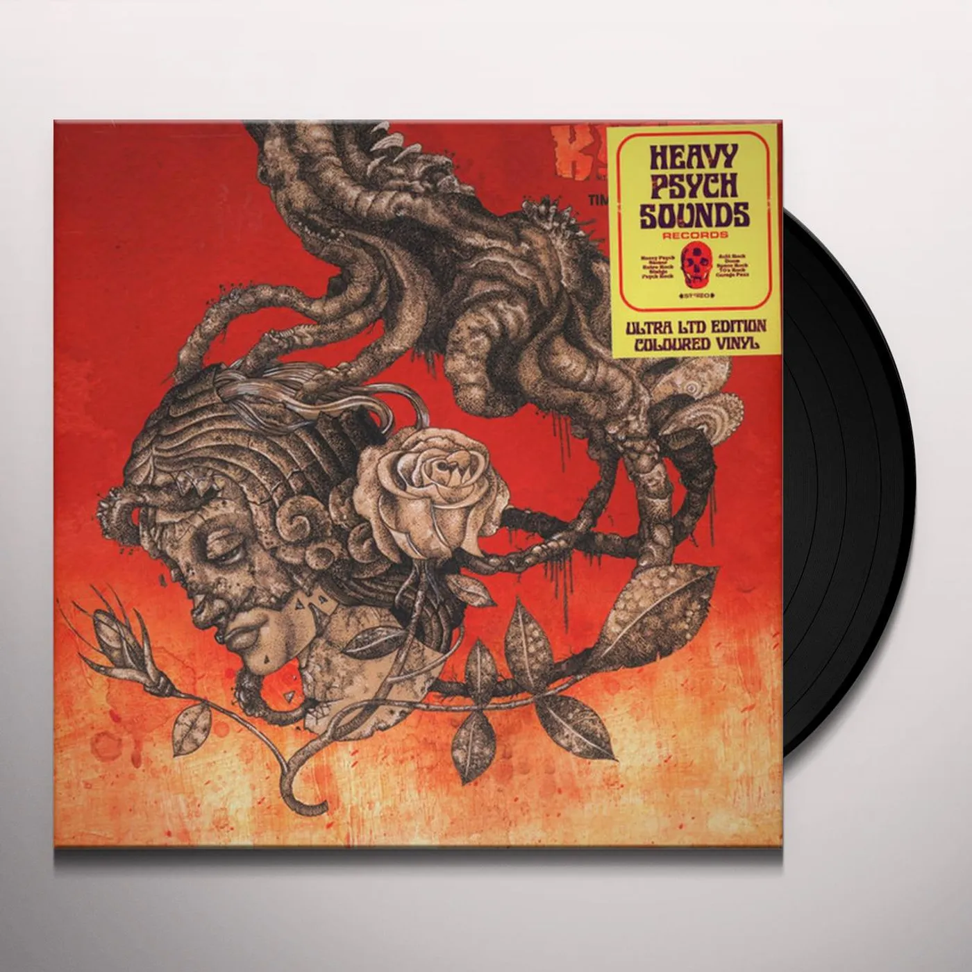 Kylesa TIME WILL FUSE ITS WORTH (CORNETTO YELLOW TRANSPARENT VINYL) Vinyl Record