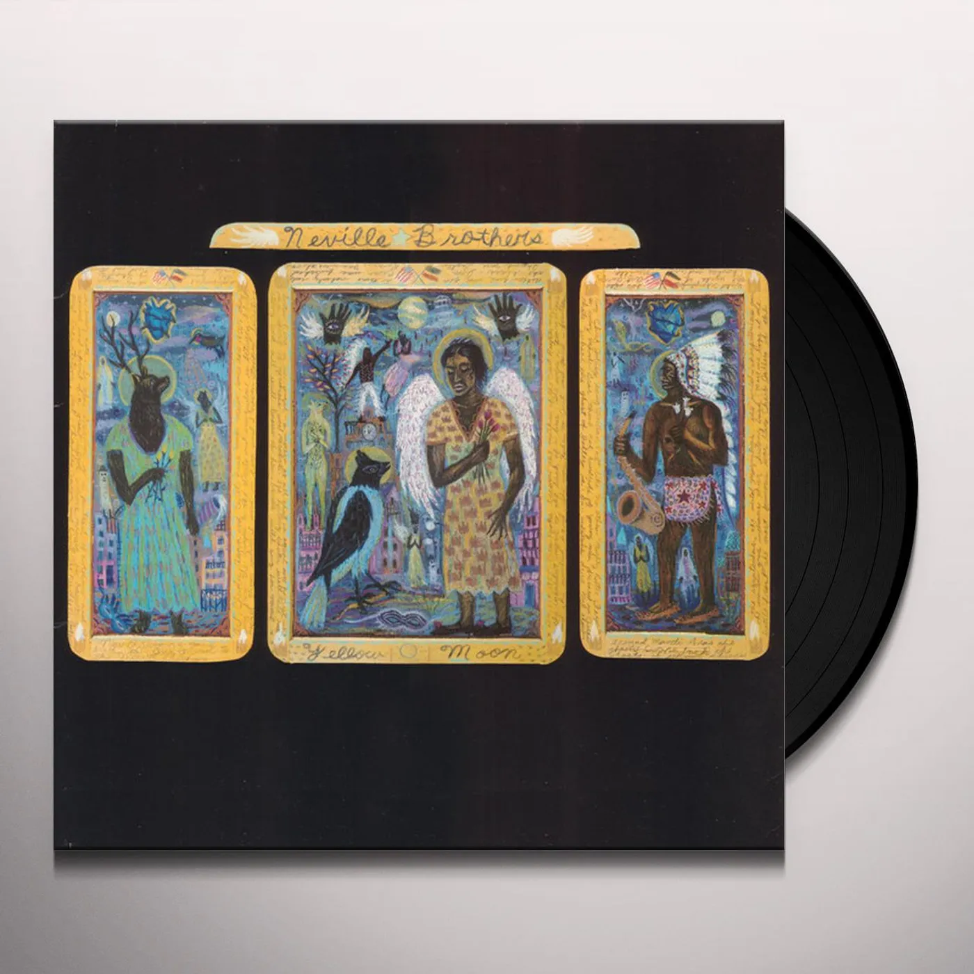 The Neville Brothers Yellow Moon Vinyl Record