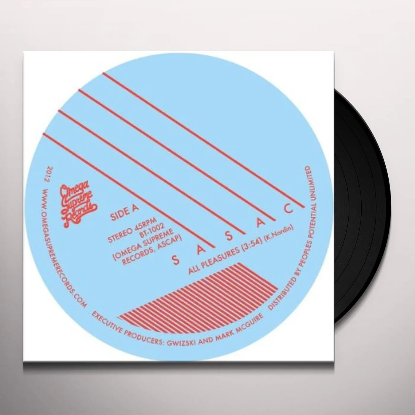 Sasac ALL PLEASURES / GARDEN SOUNDS Vinyl Record