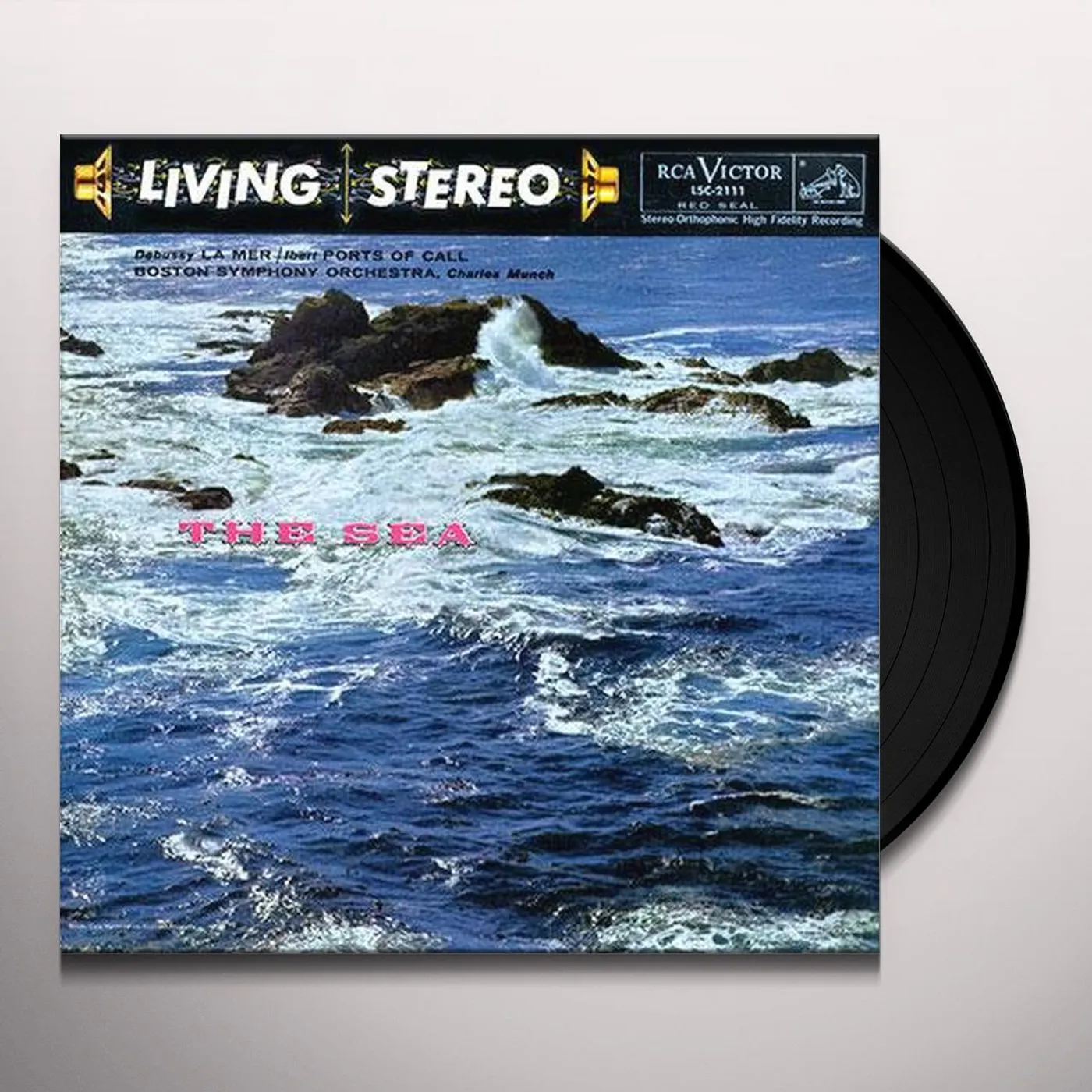 Munch / Boston Symphony Orchestra LA MER (SEA) / PORT OF CALL Vinyl Record