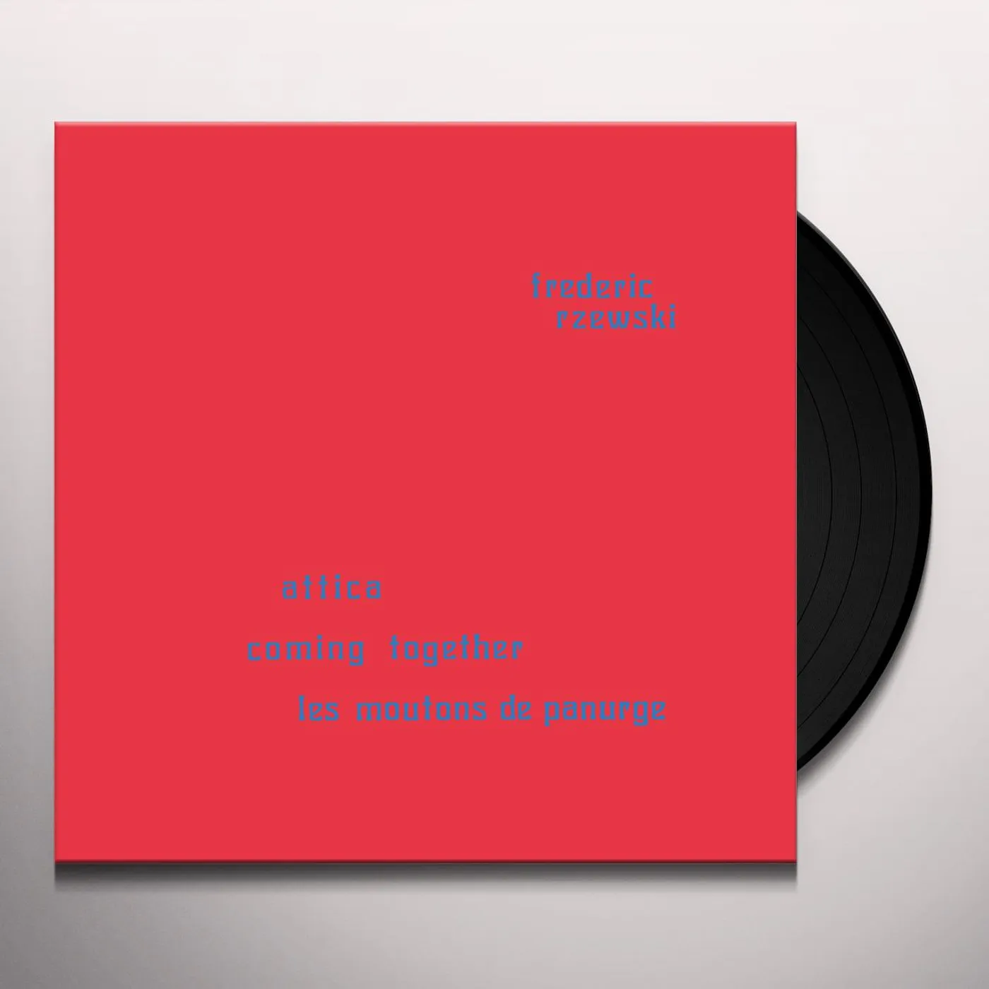 Frederic Rzewski COMING TOGETHER / ATTICA / MOUTONS DE PANURGE Vinyl Record
